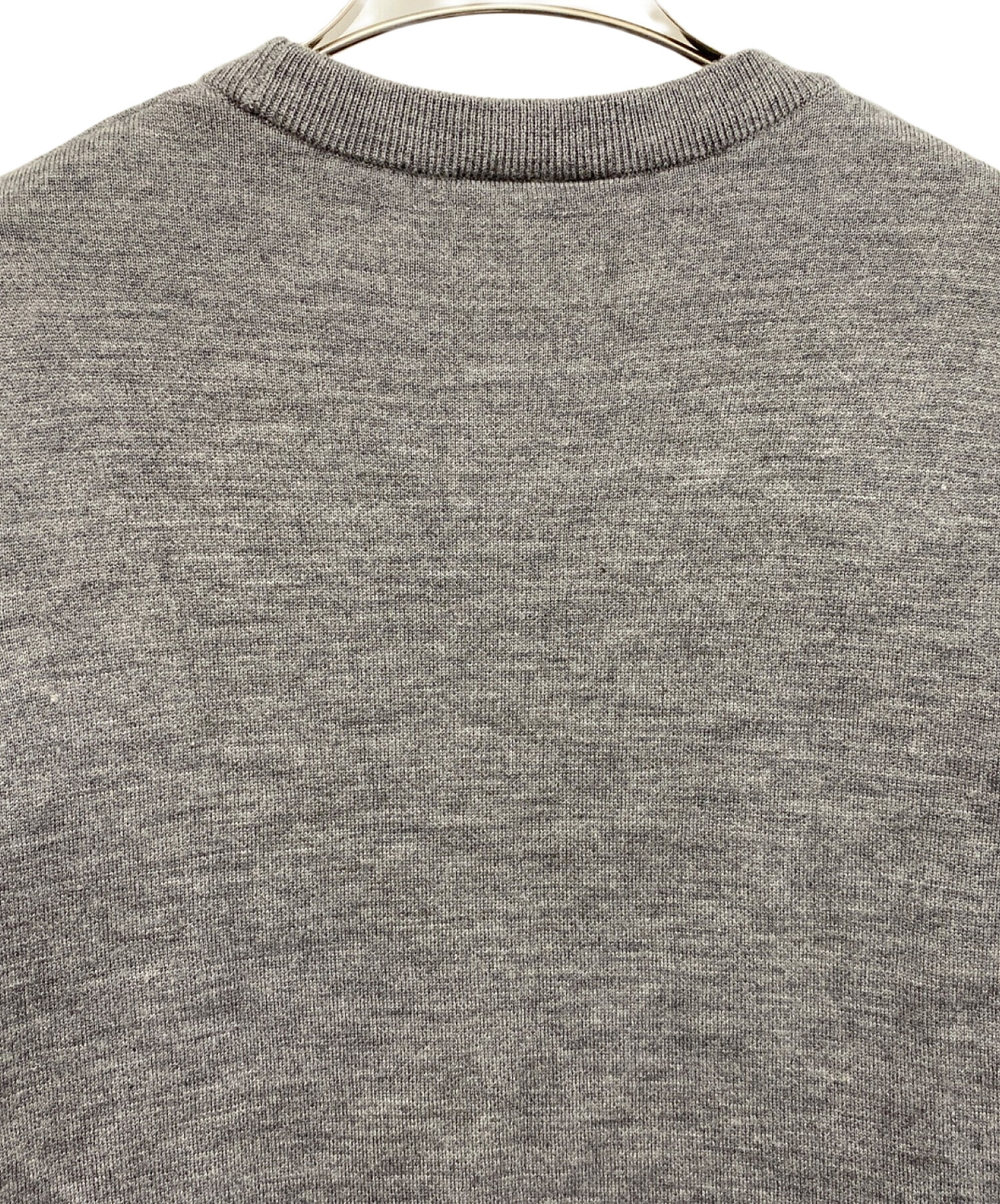 中古・古着通販】LACOSTE (ラコステ) 薄手ニット グレー サイズ 中古・古着通販】LACOSTE (ラコステ) 薄手ニット グレー サイズ