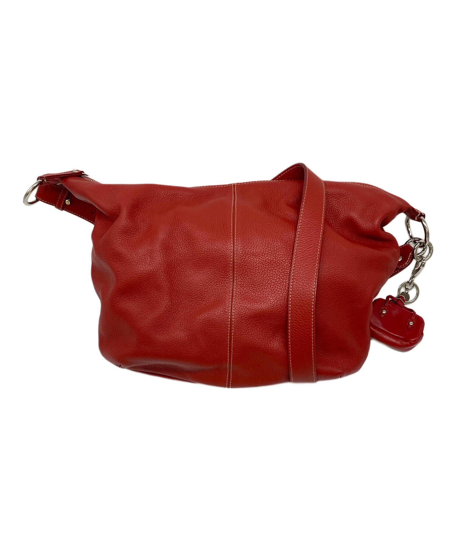 中古・古着通販】FURLA (フルラ) ショルダーバッグ レッド｜ブランド