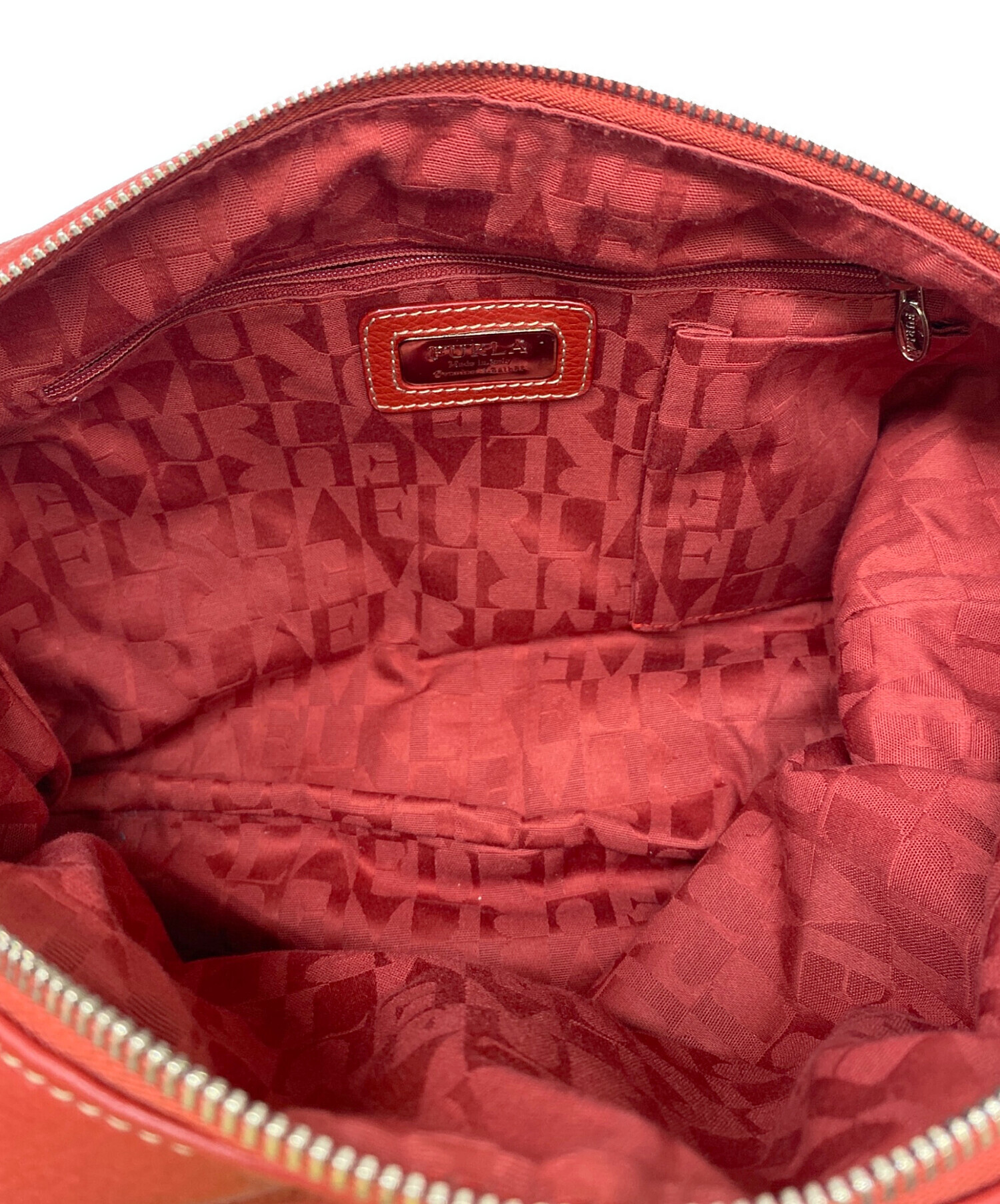 中古・古着通販】FURLA (フルラ) ショルダーバッグ レッド｜ブランド 