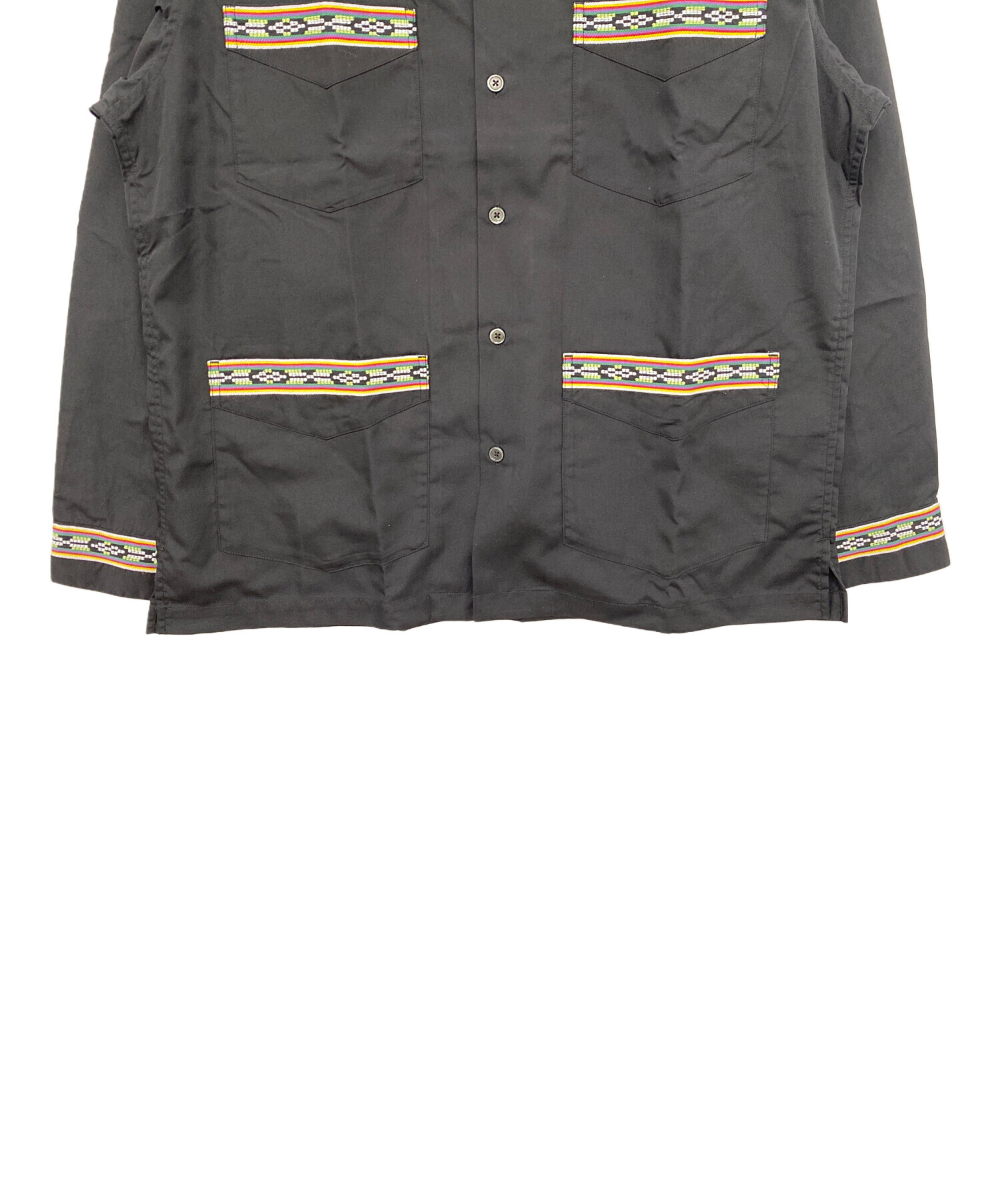 中古・古着通販】Schott (ショット) 長袖シャツ ブラック サイズ:2XL