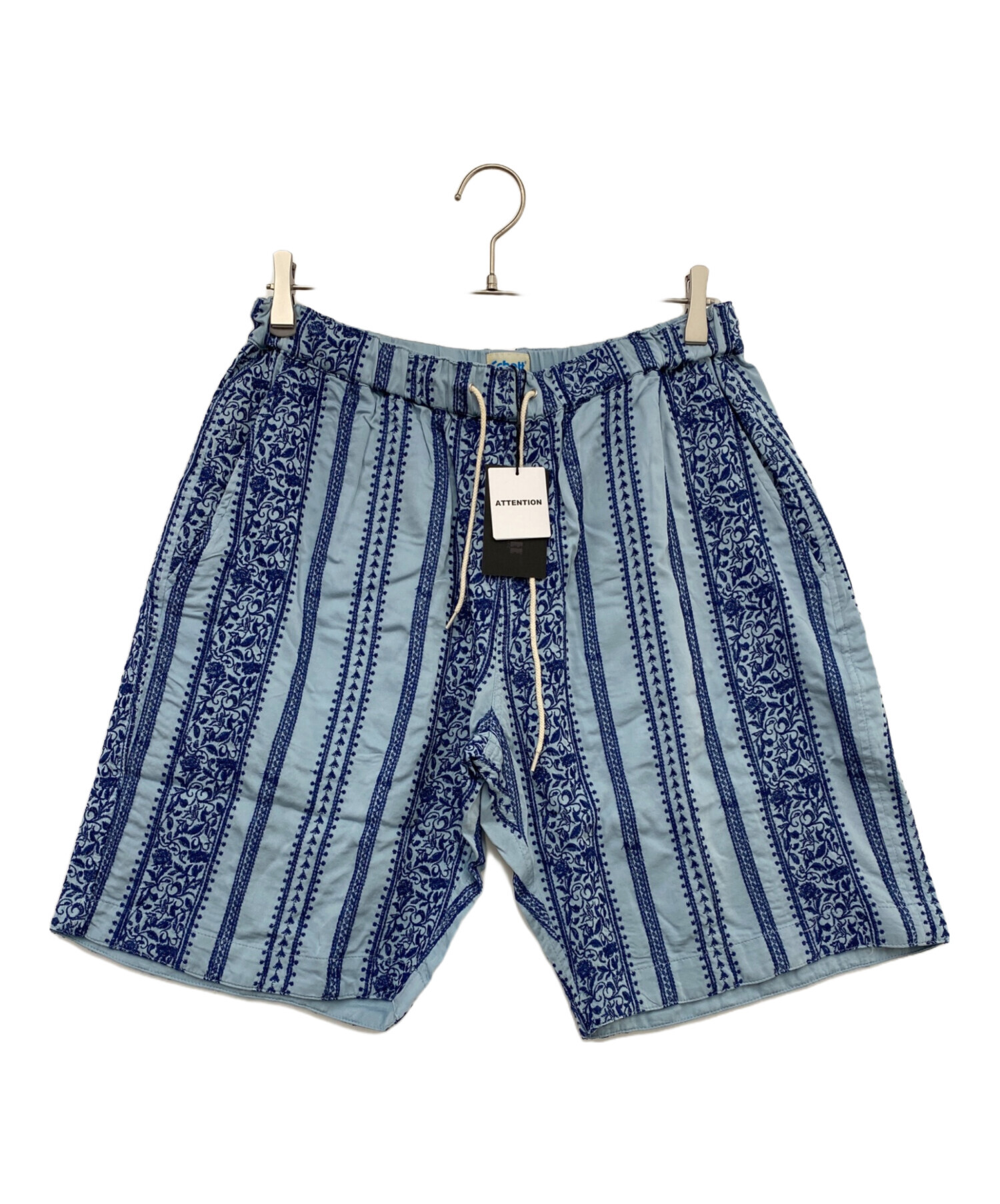 Schott EMBROIDERY 刺繍ショーツ XL E261281 中古・古着通販】Schott (ショット) 刺繍ショーツ ブルー サイズ:XL 未