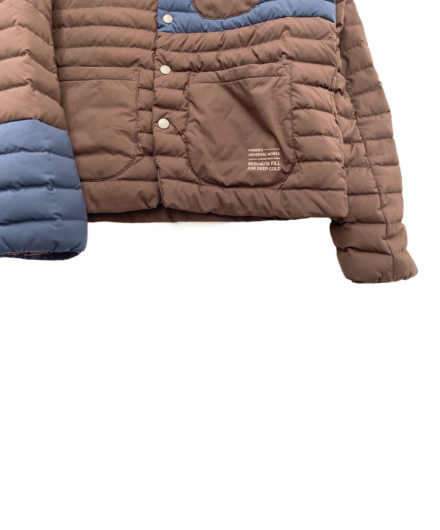 中古・古着通販】Pyrenex (ピレネックス) ダウンジャケット ブラウン