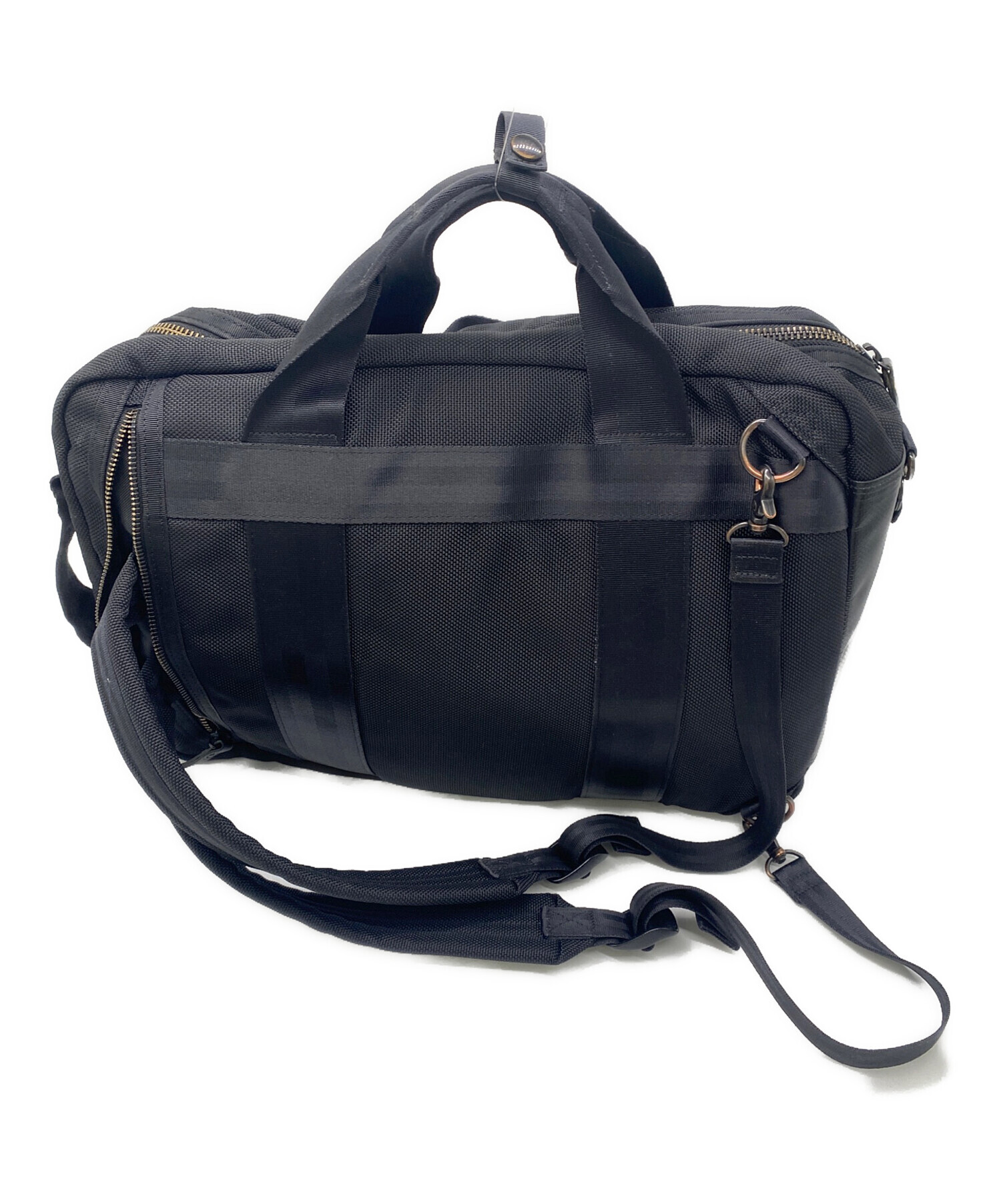 ポーターナイロン ブラック ビジネスバッグ　3way 中古 中古・古着通販】PORTER (ポーター) 3WAYビジネスバッグ ブラック