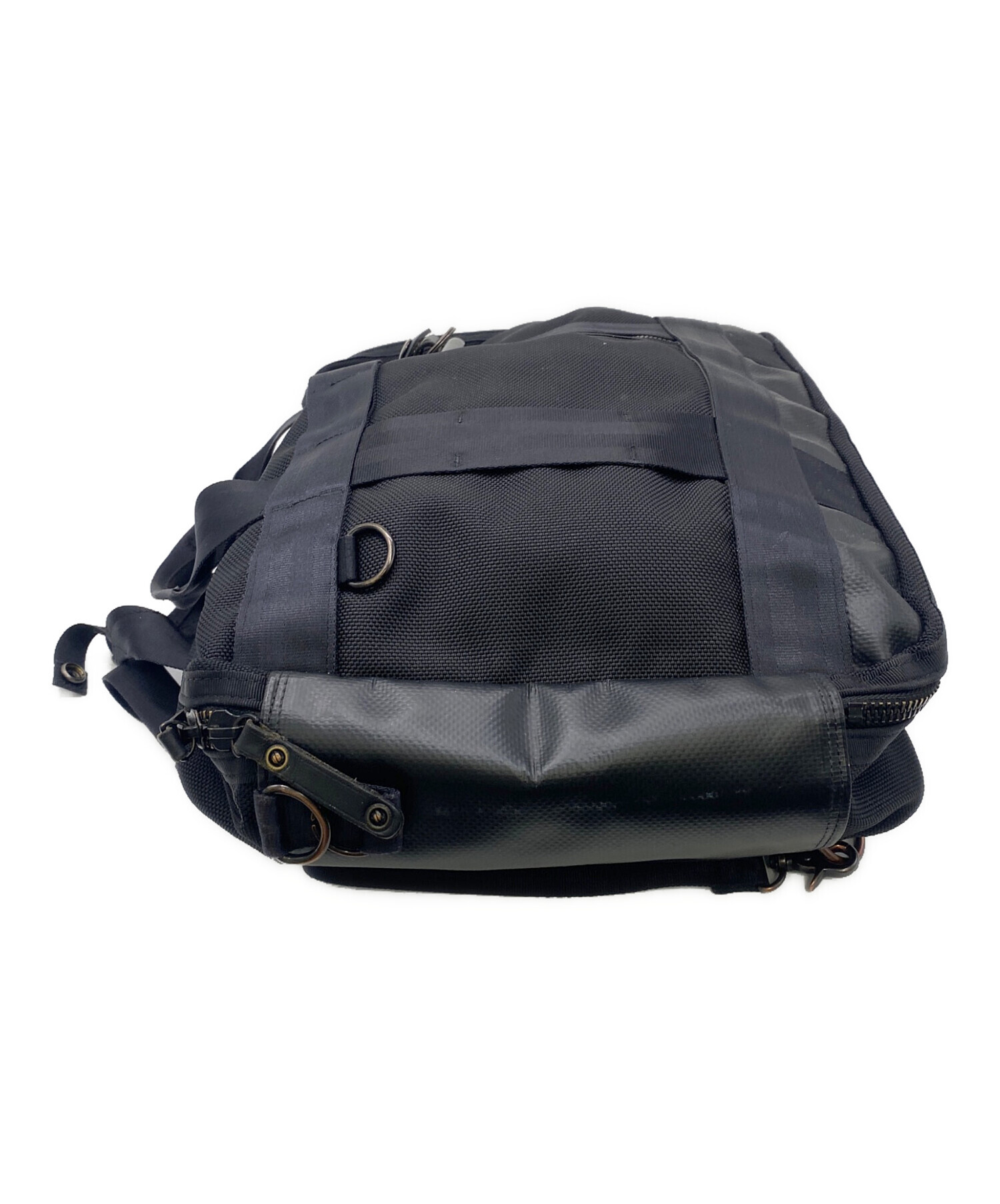ポーターナイロン ブラック ビジネスバッグ　3way 中古 中古・古着通販】PORTER (ポーター) 3WAYビジネスバッグ ブラック