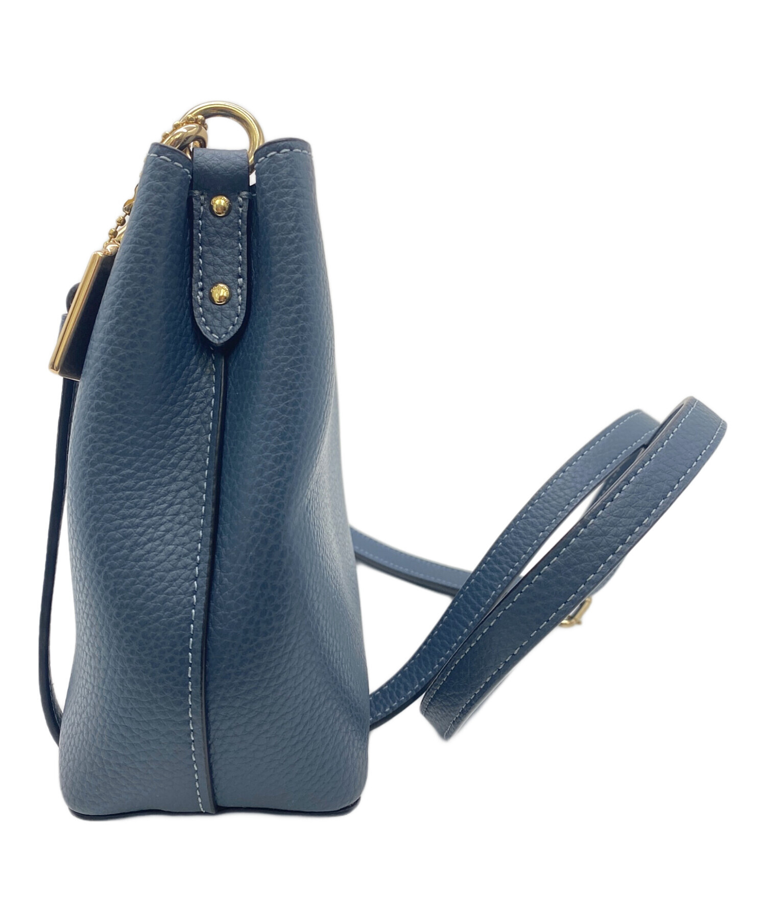 中古・古着通販】COACH (コーチ) ショルダーバッグ ブルー｜ブランド