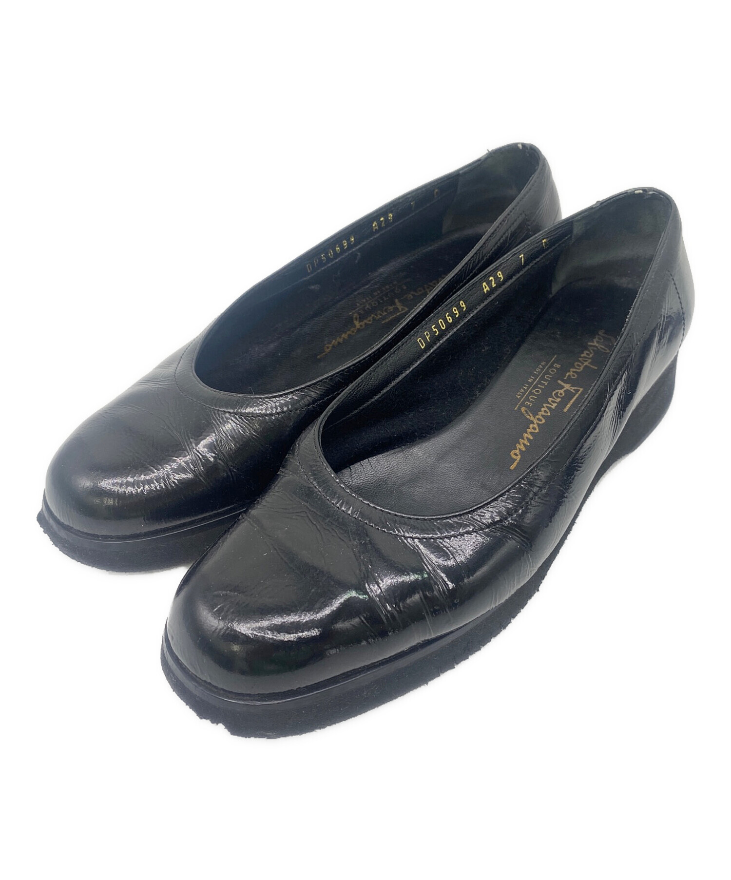 Salvatore Ferragamo フラットシューズ フェラガモ バレエシューズ 