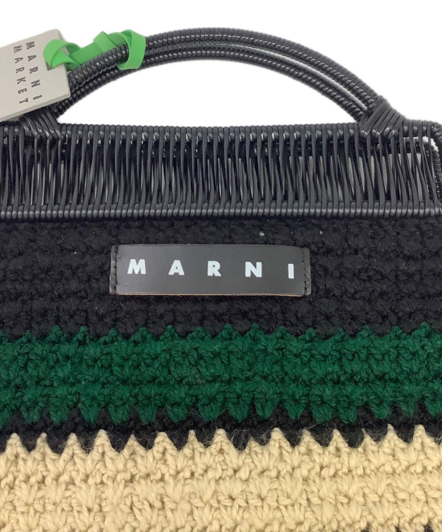 中古・古着通販】MARNI (マルニ) クロシェウールフレームバッグ 