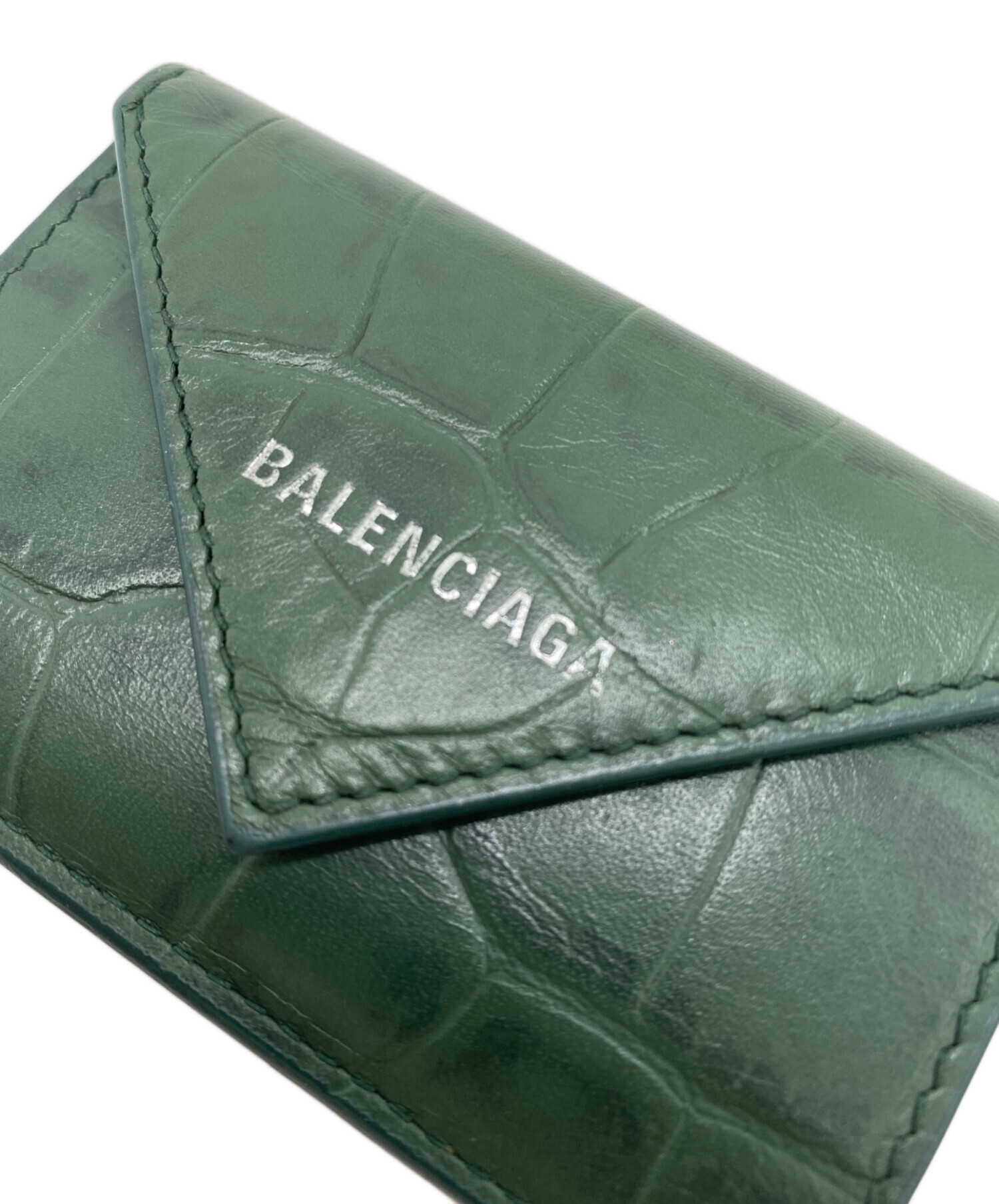 balenciaga コンパクトウォレット BALENCIAGA（バレンシアガ） 財布 三つ折り ブラック 593813 1IZIM
