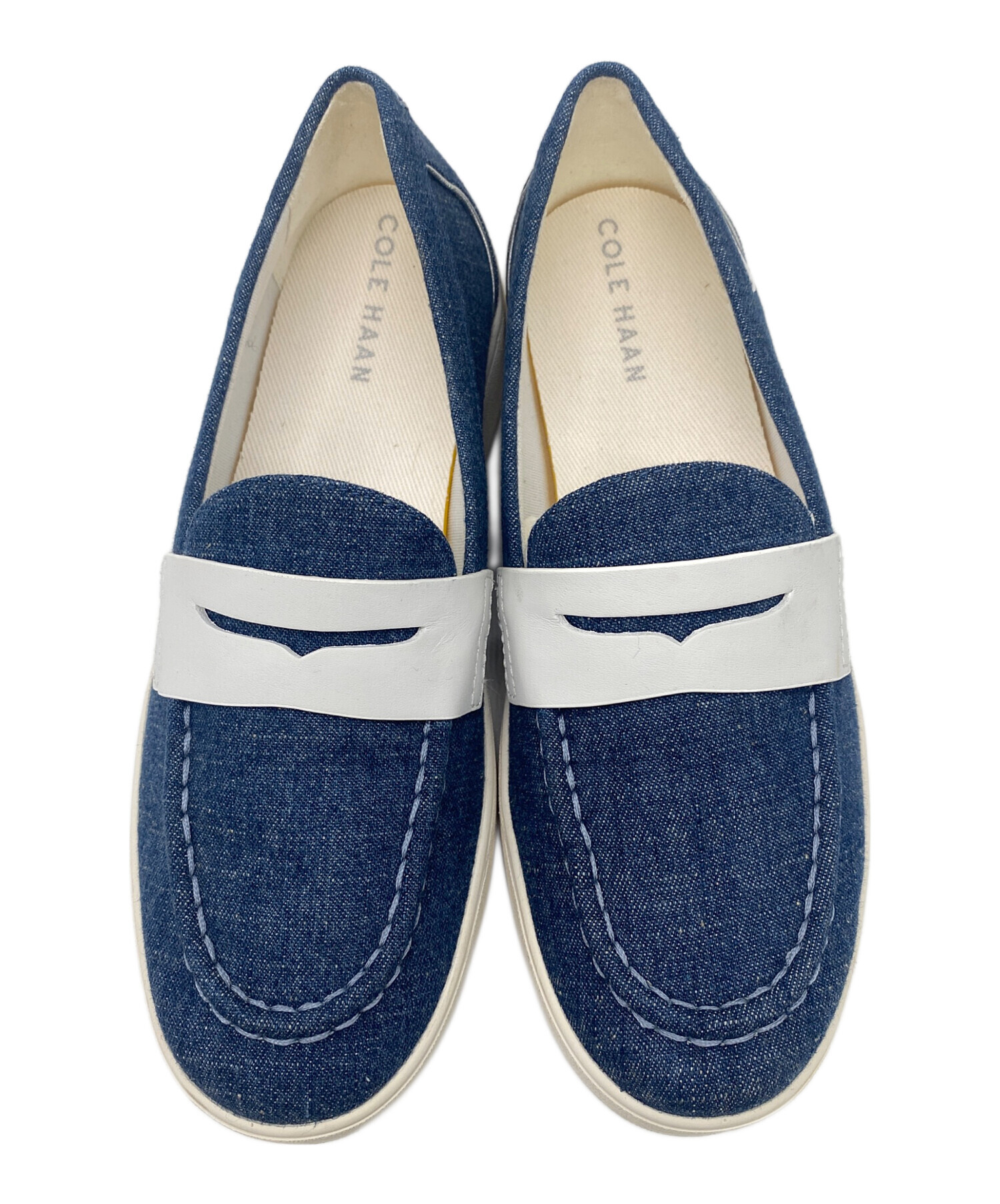 中古・古着通販】COLE HAAN (コールハーン) ペニーローファー ブルー 