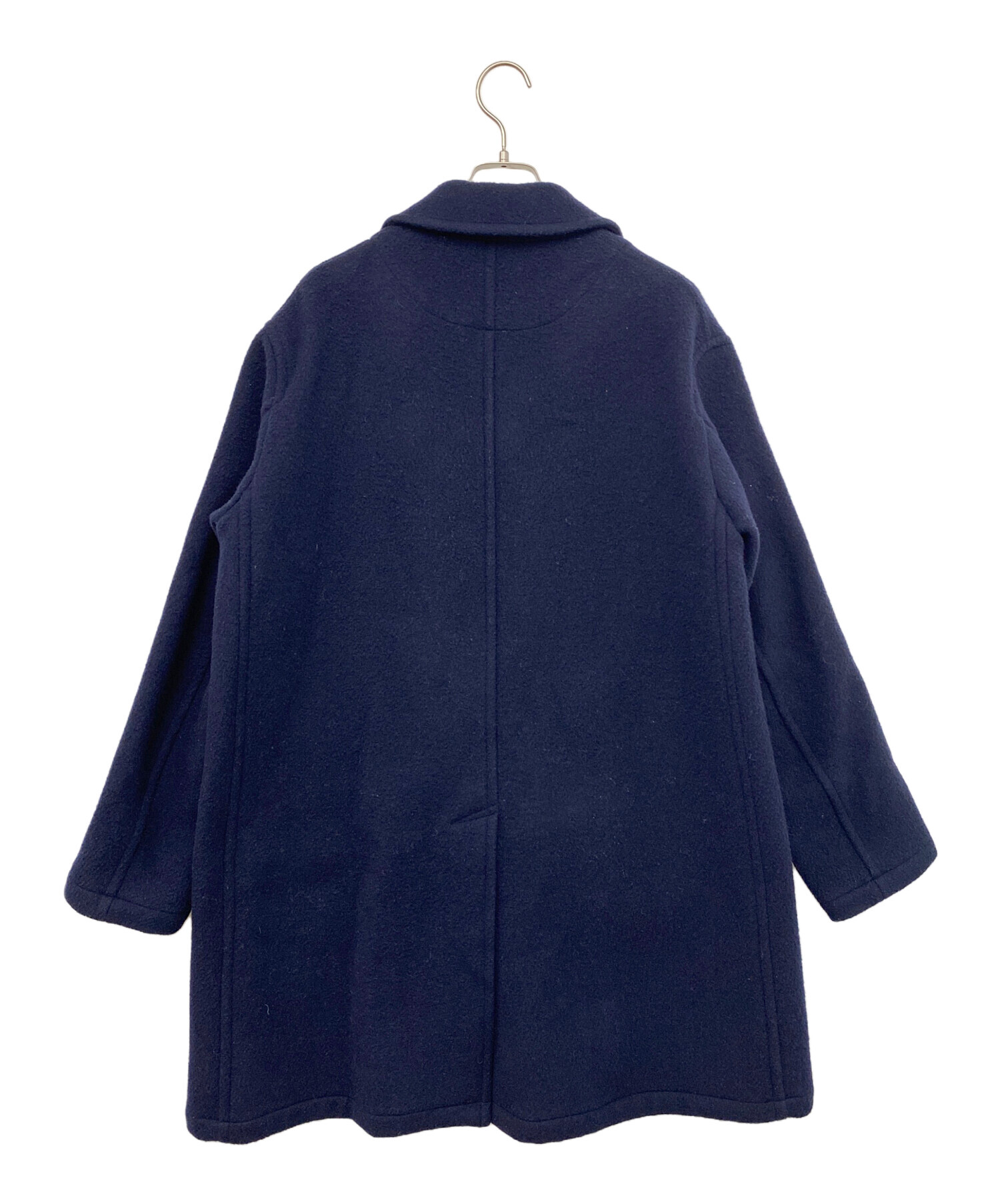 中古・古着通販】DANTON (ダントン) ステンカラーコート ネイビー