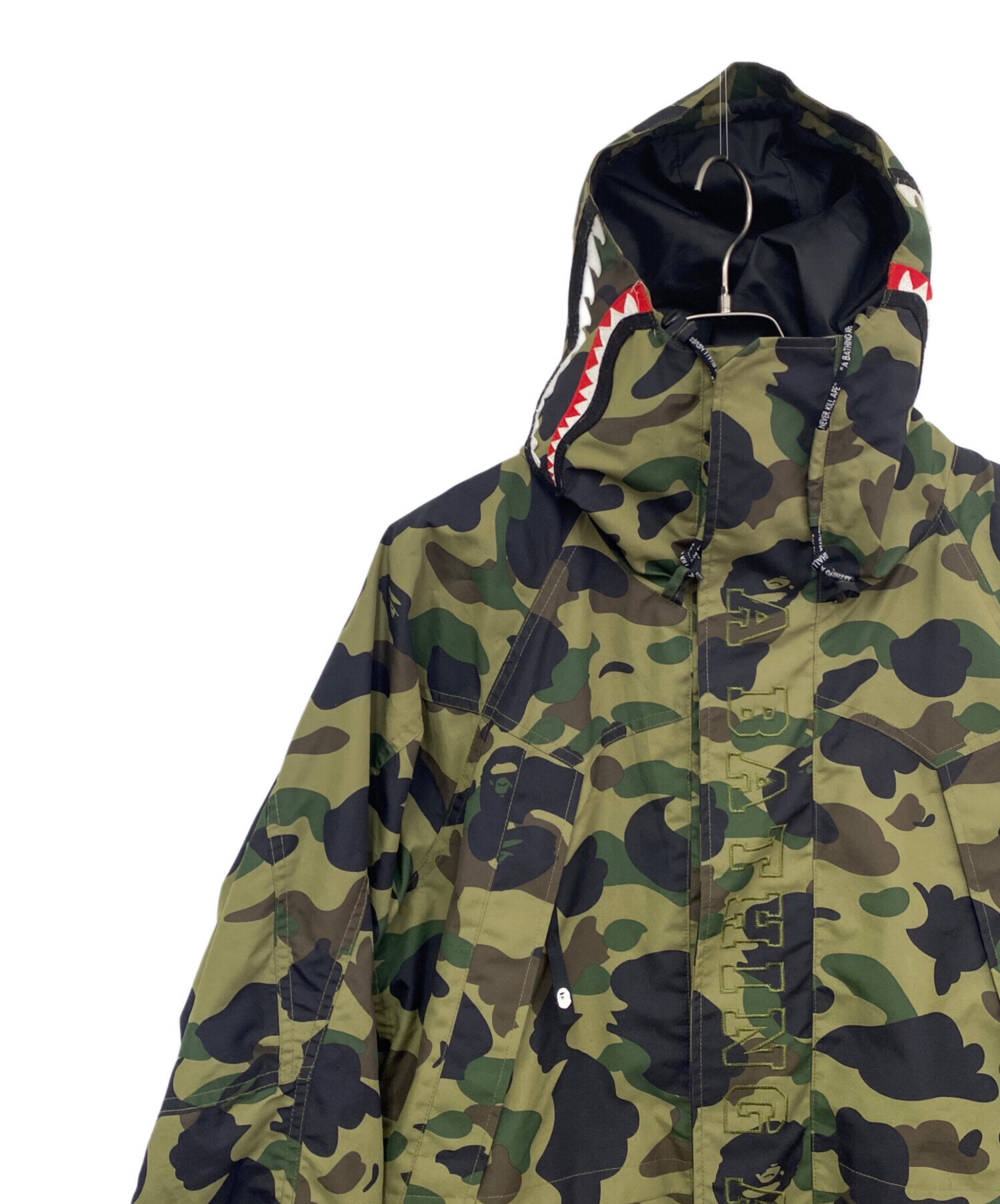 【新品未使用】A BATHING APE マウンテンパーカー カモ柄 ネイビー A BATHING APE マウンテンパーカー アウター COLOR CAMO BAPE HOODIE