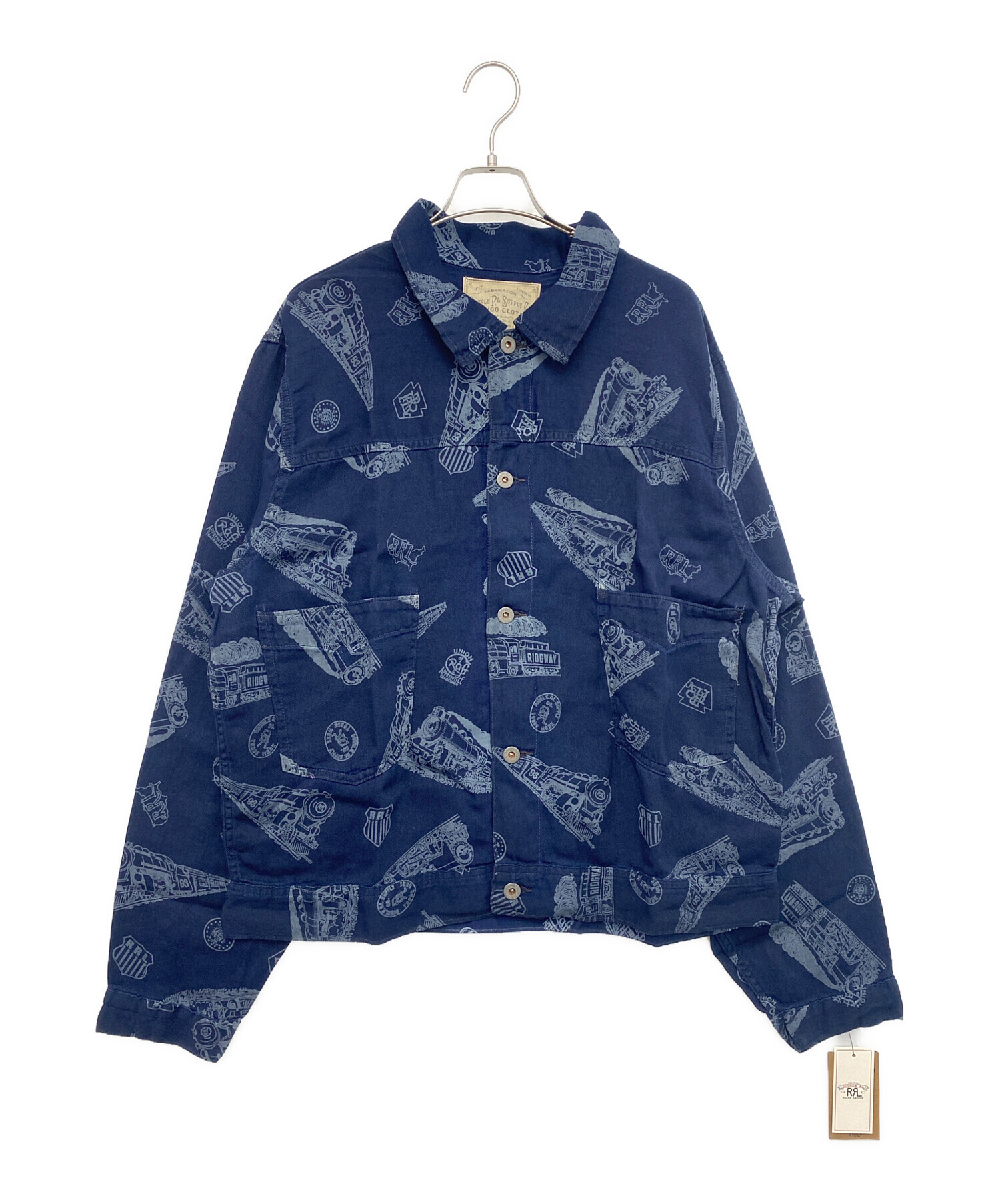 中古・古着通販】DOUBLE RL (ダブルアールエル) ジャケット ネイビー 