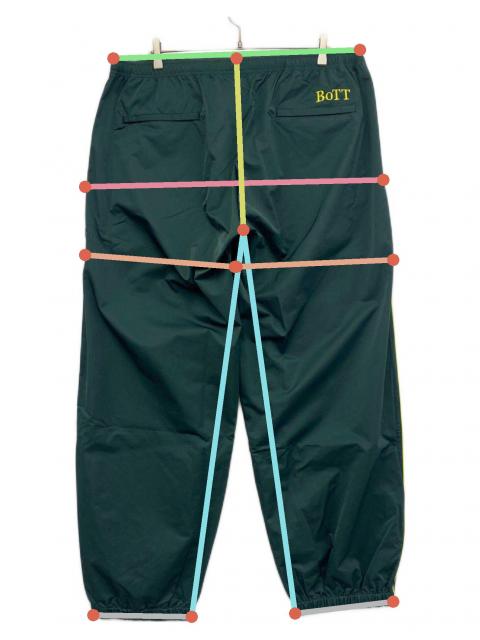 中古・古着通販】BoTT (ボット) ナイロンパンツ グリーン サイズ:XL
