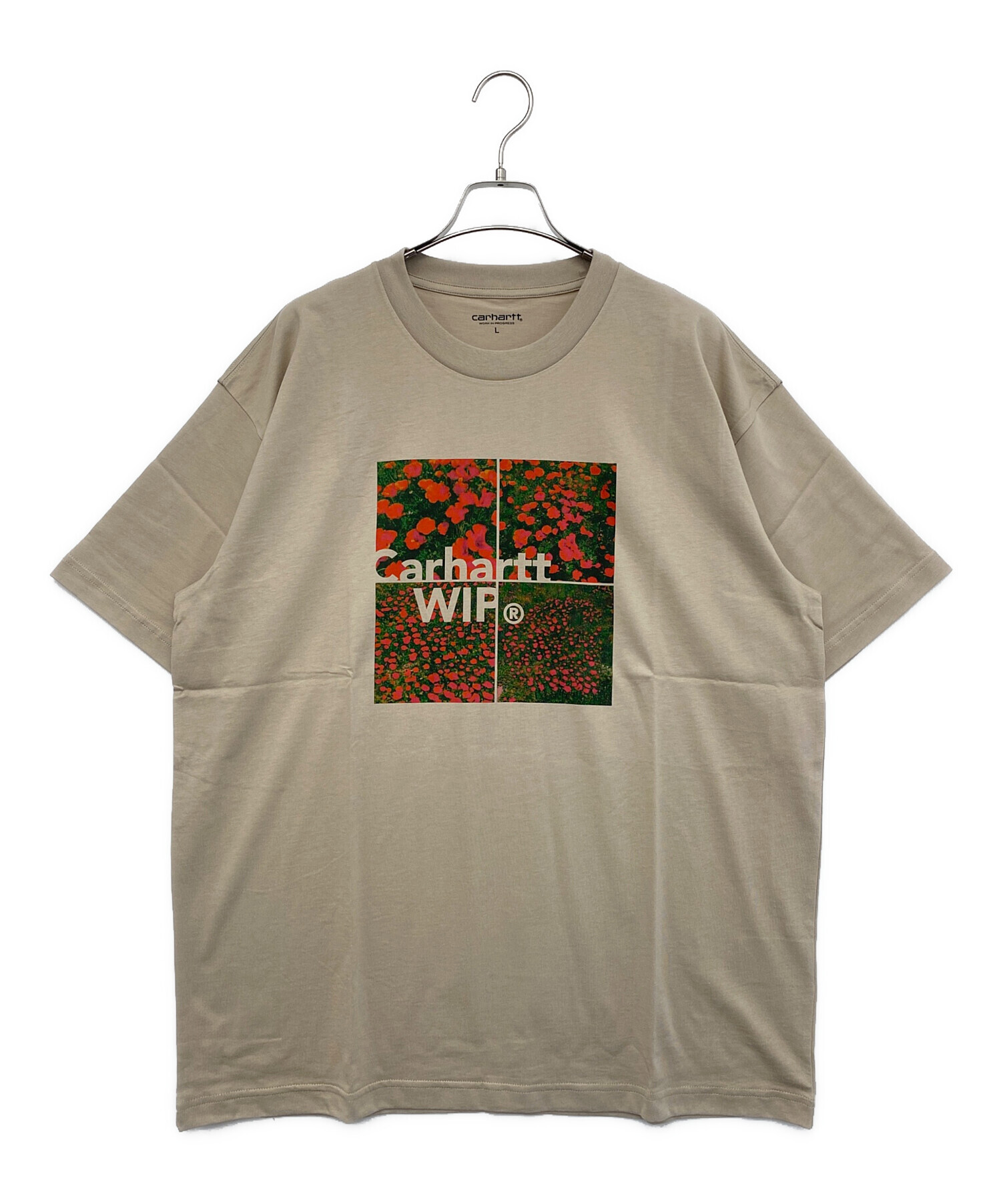中古・古着通販】CarHartt (カーハート) 半袖Tシャツ ベージュ サイズ 