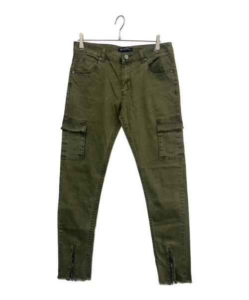 大人気希少品入手困難品BALMAINデニムパンツ(カーキ色)(最終限界値下げ) 大人気希少品入手困難品BALMAINデニムパンツ(カーキ色)(最終限界値下げ