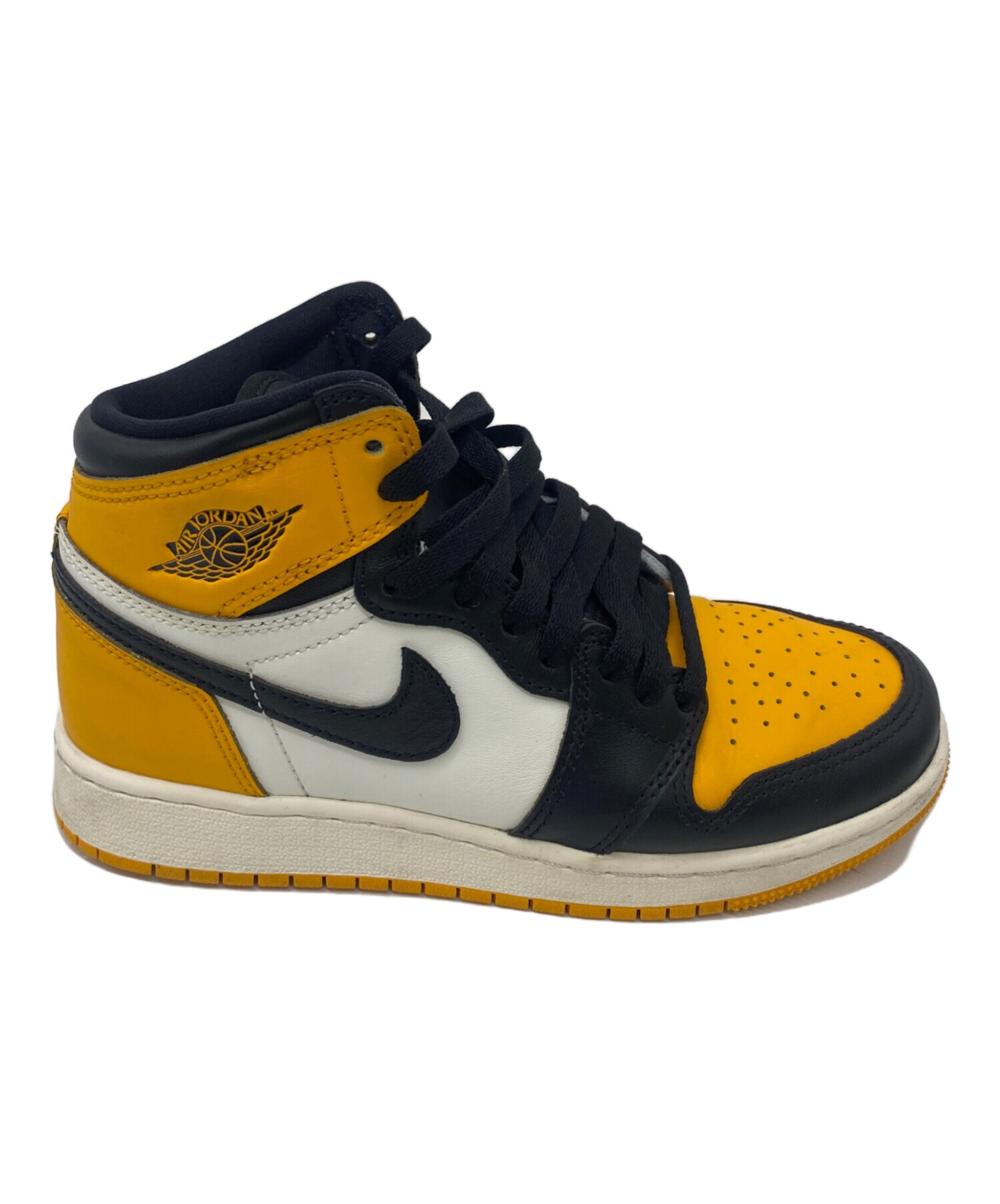 中古・古着通販】NIKE (ナイキ) ハイカットスニーカー イエロー