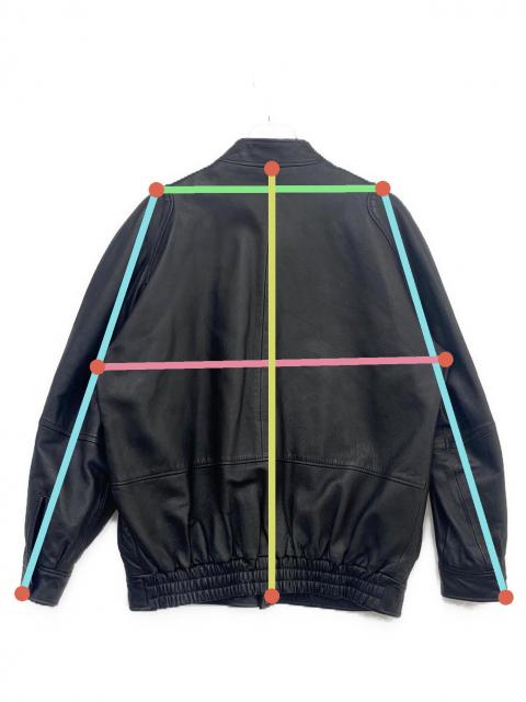 中古・古着通販】dunhill (ダンヒル) レザージャケット ブラック