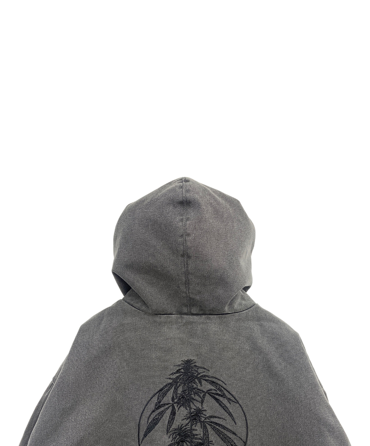 中古・古着通販】HUF (ハフ) フーデッドジャケット グレー サイズ:M 