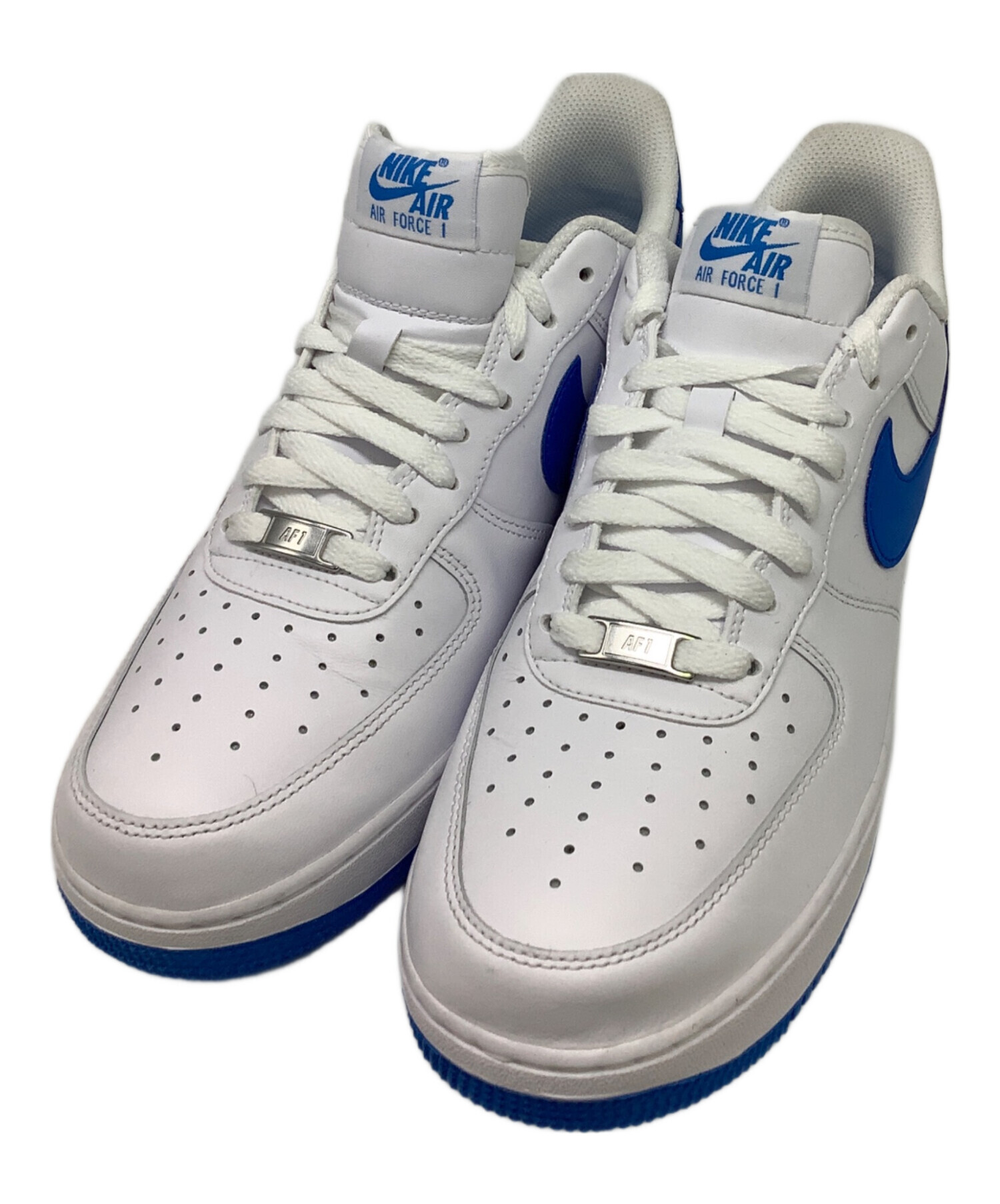 中古・古着通販】NIKE (ナイキ) スニーカー ホワイト×ブルー サイズ 