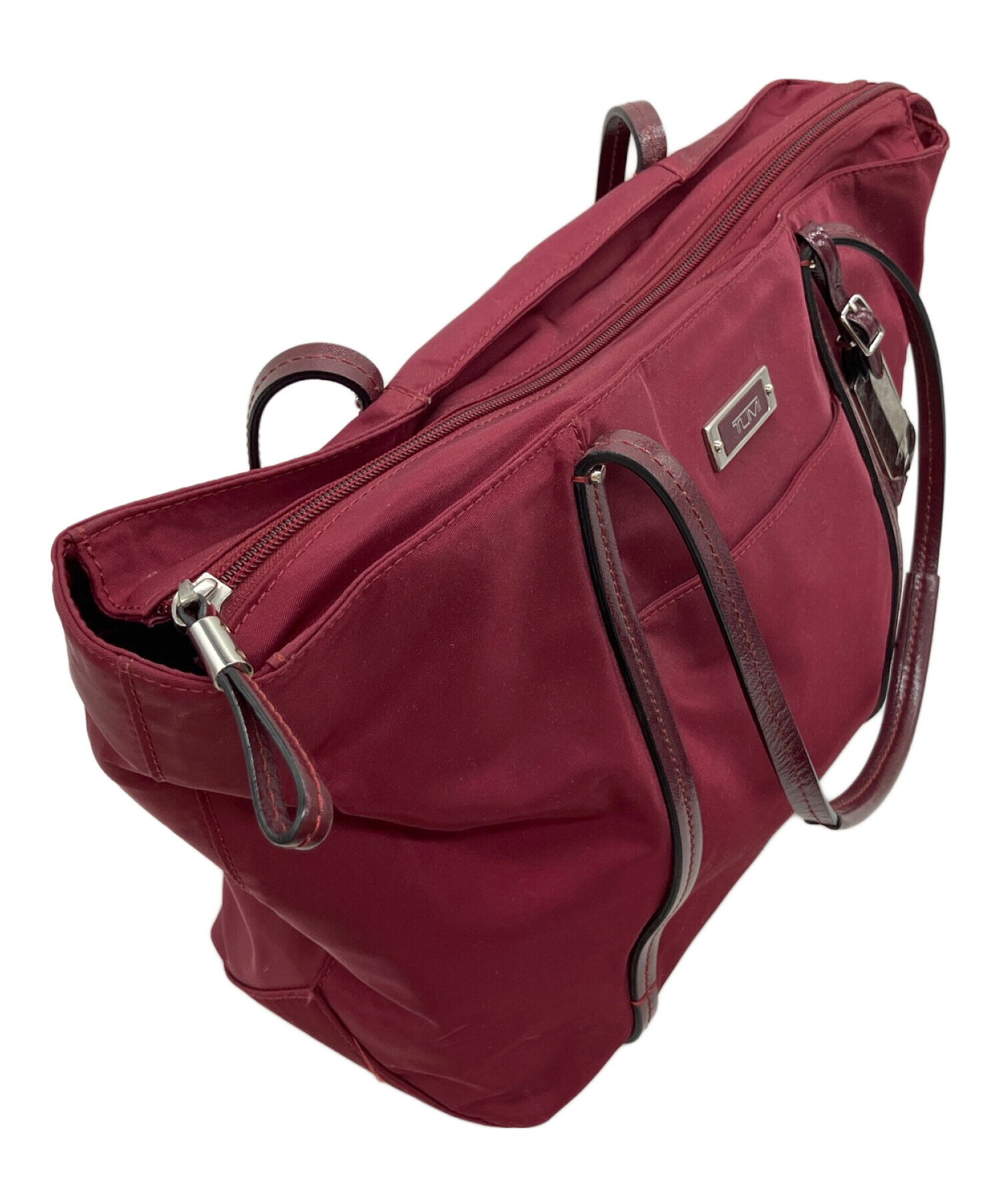 中古・古着通販】TUMI (トゥミ) ハンドバッグ ワインレッド｜ブランド