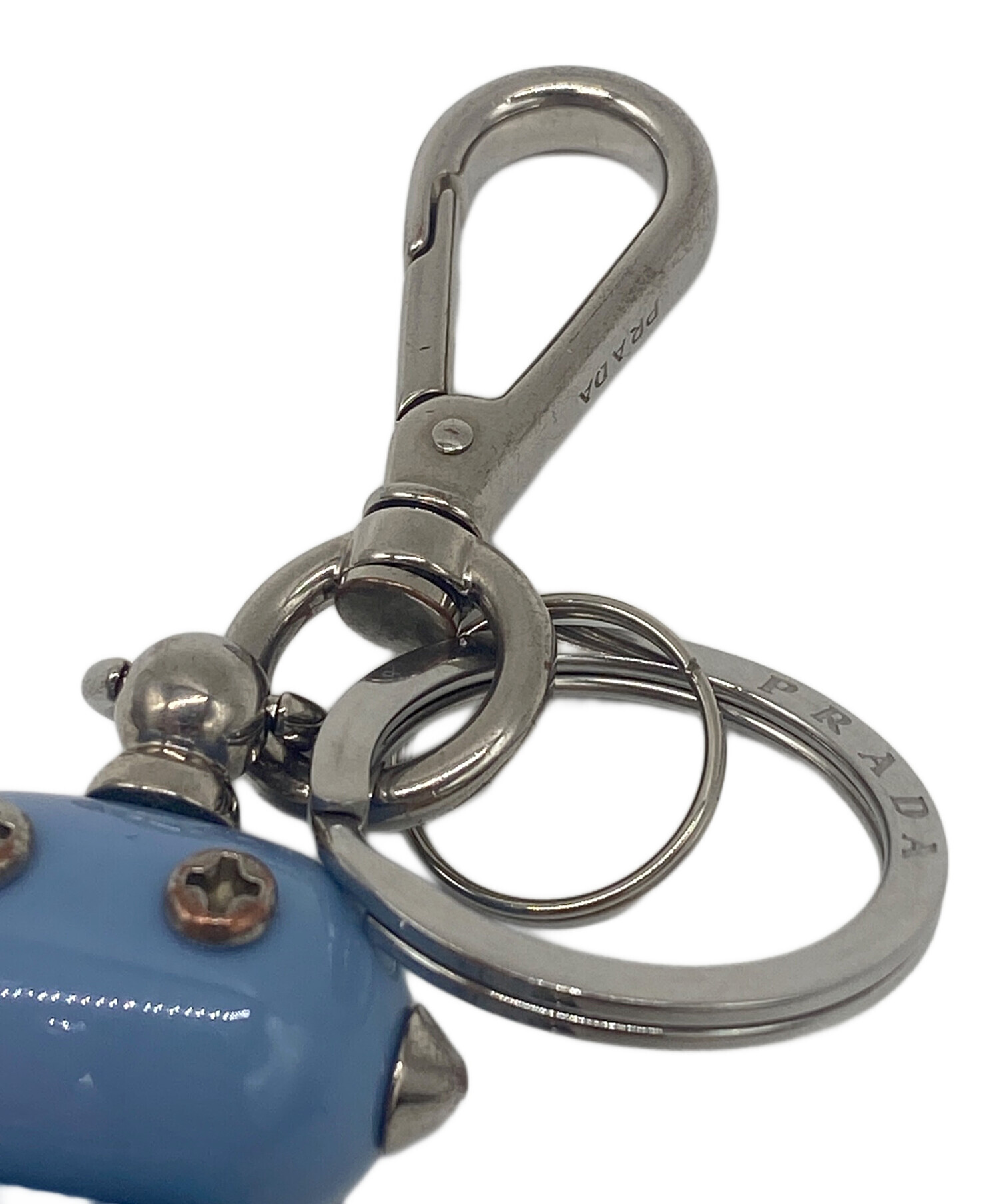 PRADA チャーム 楽天市場】プラダ PRADA キーリング チャーム てんとう虫 レッド
