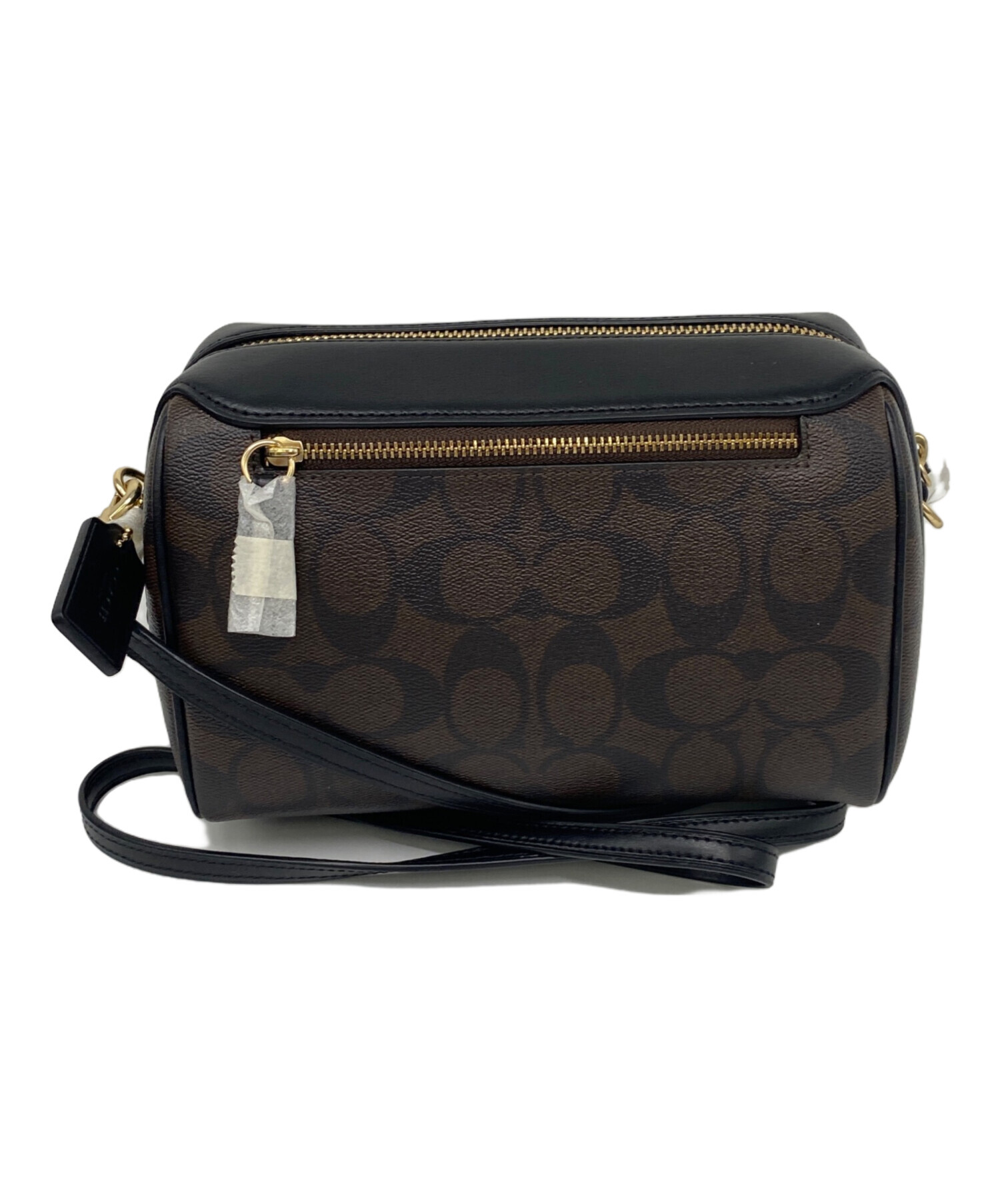 中古・古着通販】COACH (コーチ) ショルダーバッグ ブラウン×ブラック 