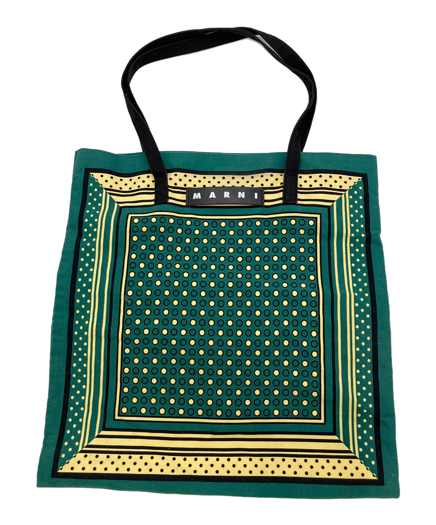 中古・古着通販】MARNI (マルニ) バンダナ トートバッグ グリーン