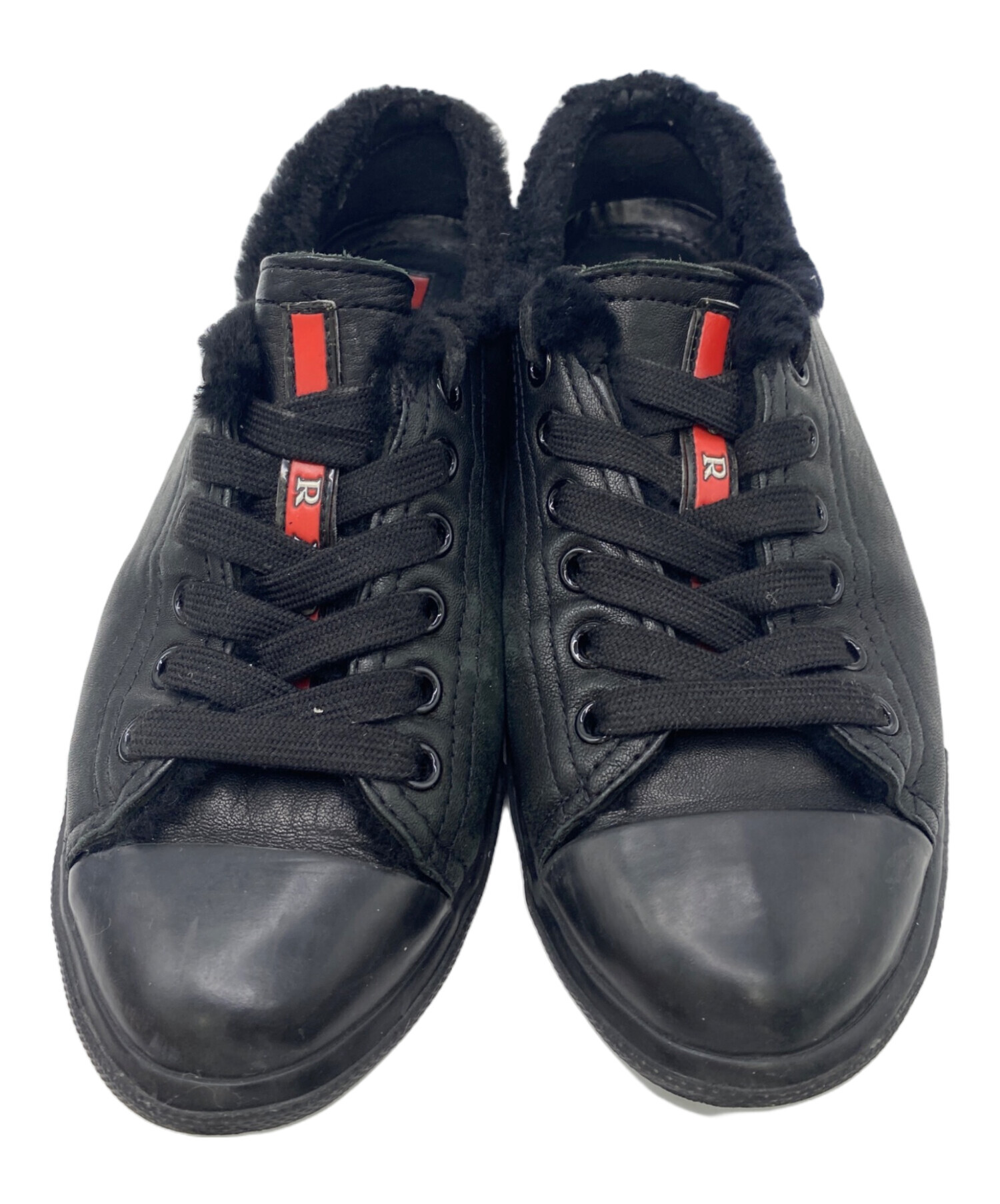 中古・古着通販】PRADA (プラダ) スニーカー ブラック サイズ:36