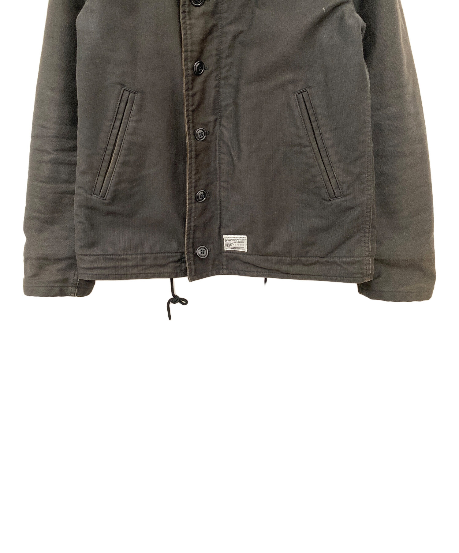 a*8様 Cootie クーティー レザー N-1 デッキジャケット L定価¥1 COOTIE クーティー N-1 デッキジャケット ミリタリー US NAVY