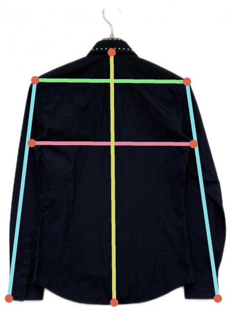 中古・古着通販】GIVENCHY (ジバンシィ) 長袖シャツ ブラック サイズ