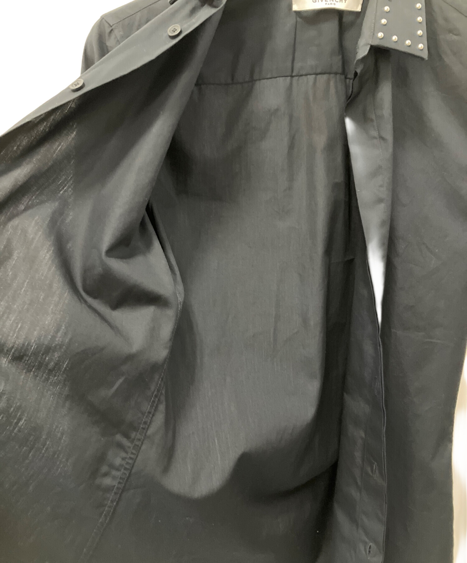 中古・古着通販】GIVENCHY (ジバンシィ) 長袖シャツ ブラック サイズ