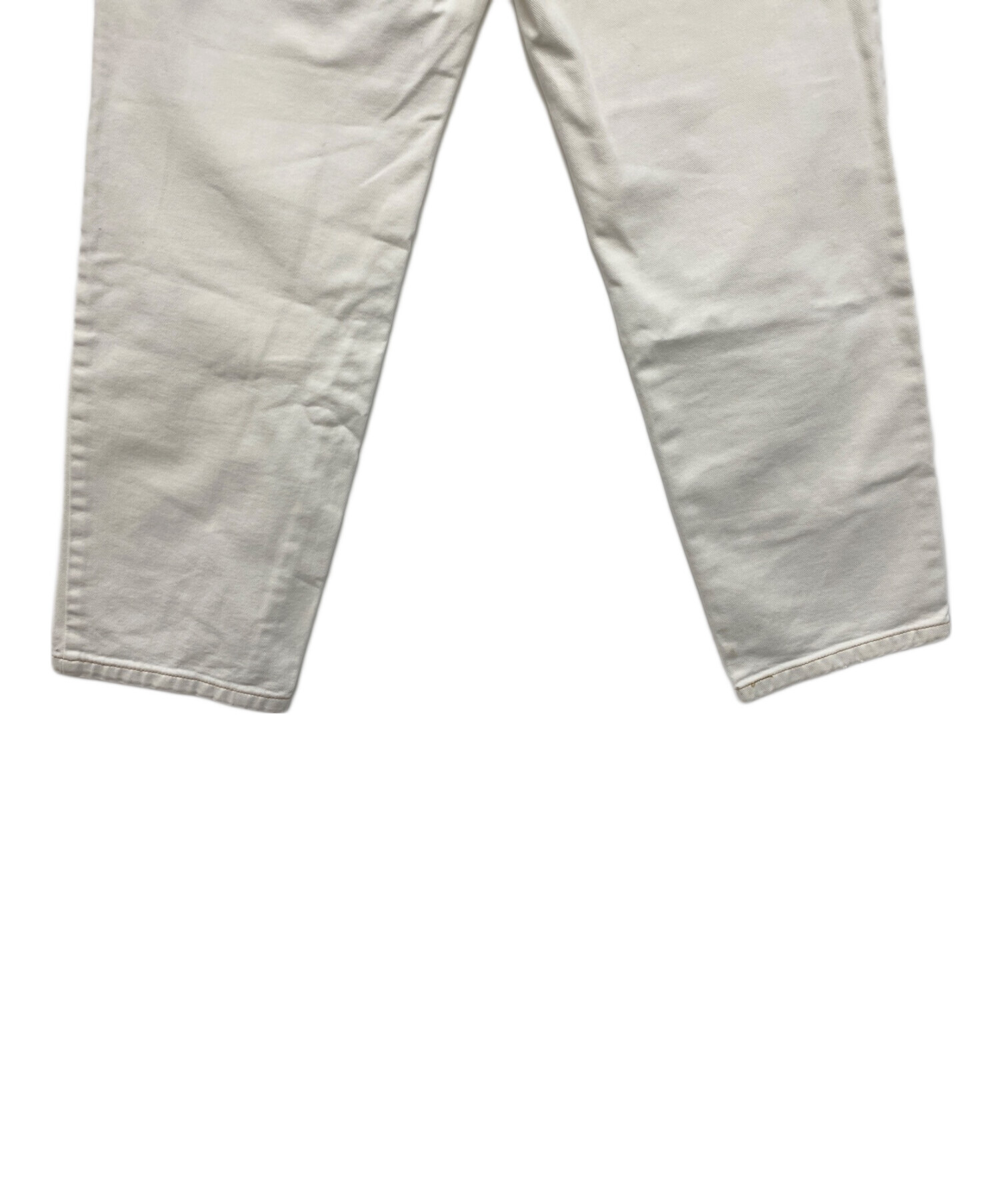 CELINE セリーヌ デニムワイドパンツ ホワイトデニム CELINE（セリーヌ）デニムパンツ 白 サイズ:27(XS位) メンズ