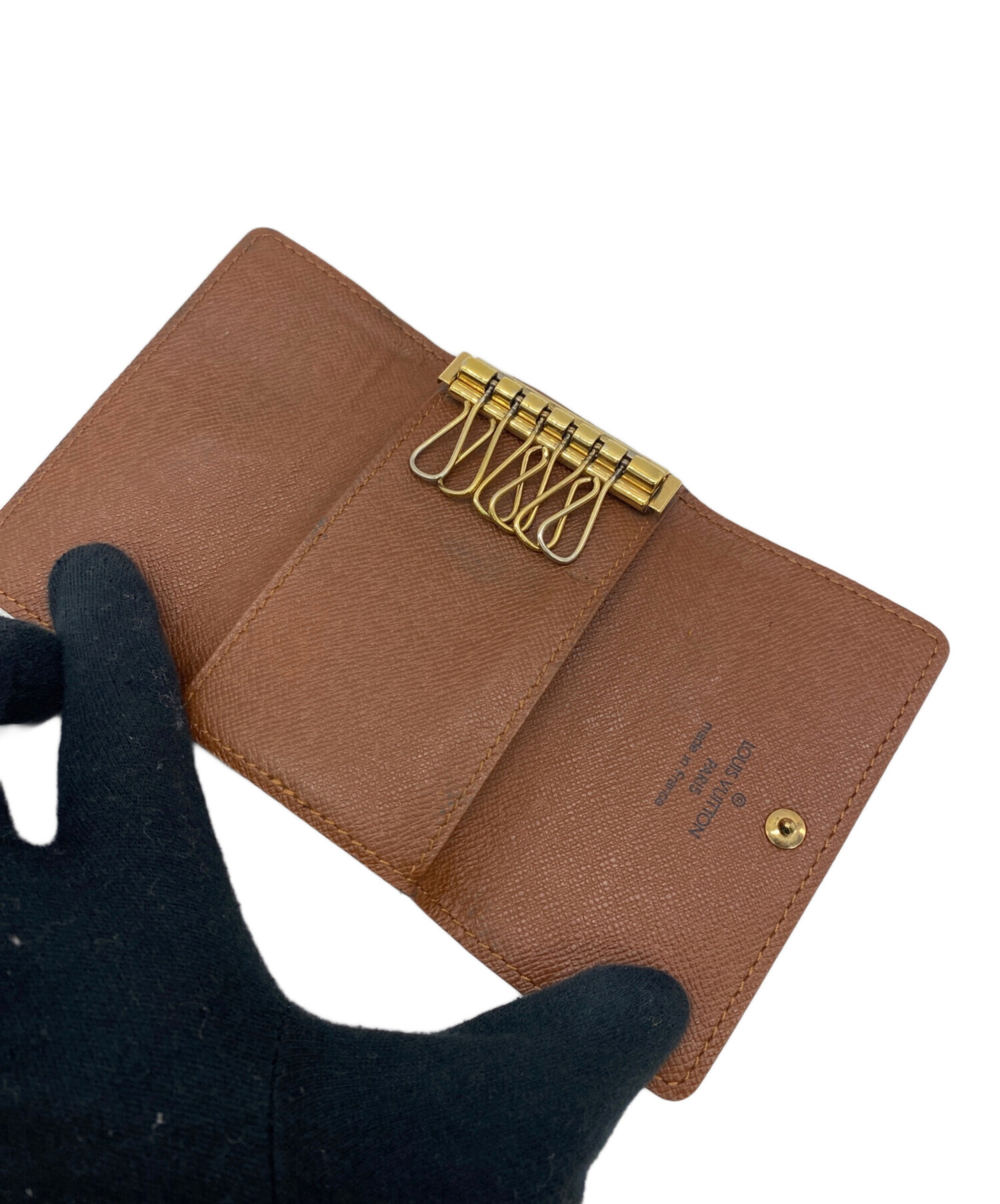 中古・古着通販】LOUIS VUITTON (ルイ ヴィトン) キーケース ブラウン