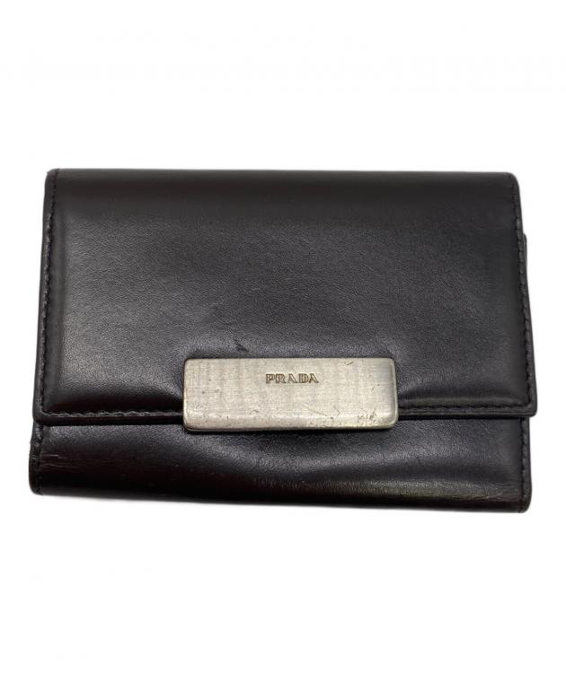 中古・古着通販】PRADA (プラダ) キーケース ブラウン サイズ:表記無し