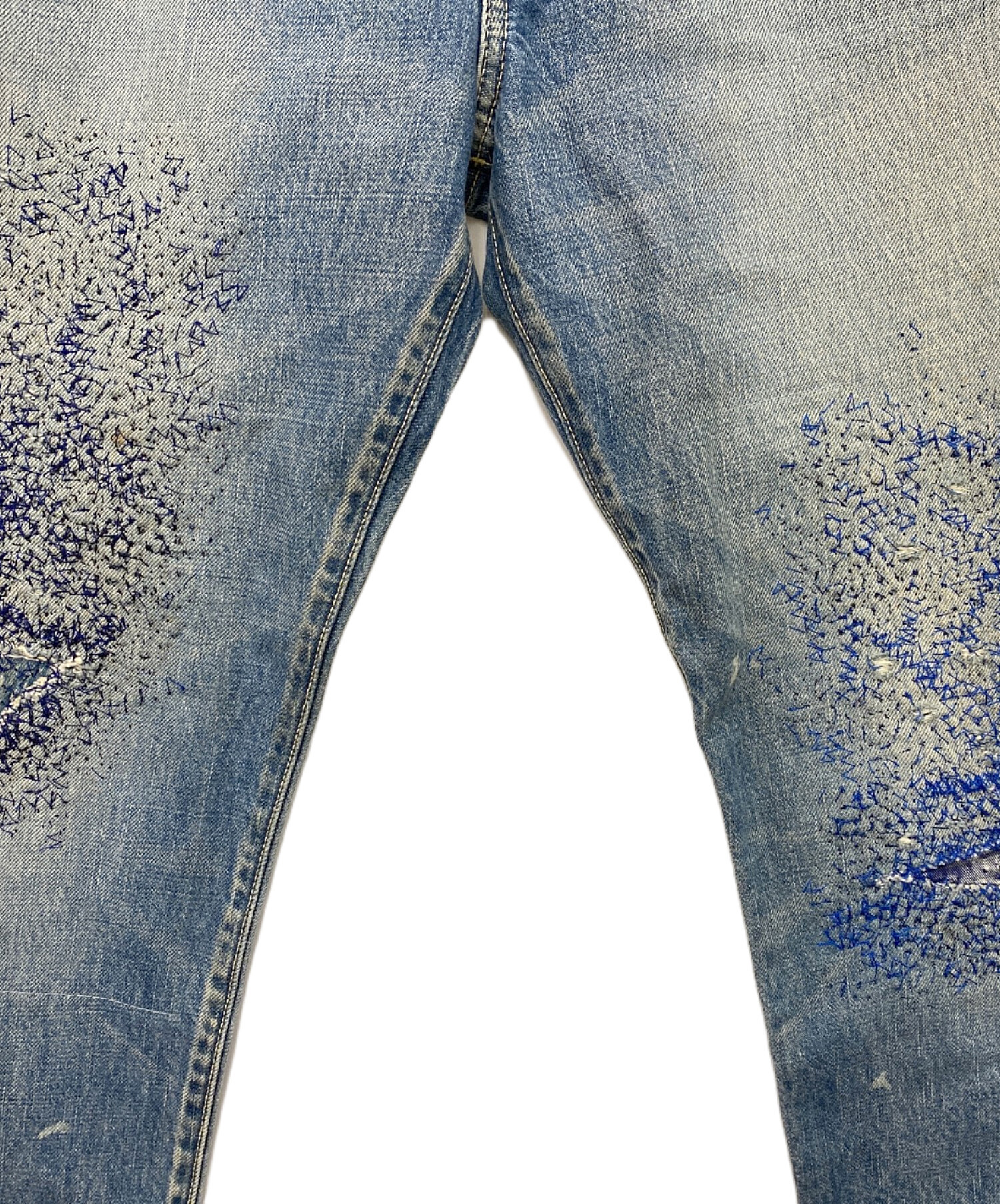 キャピタル ジーンズ(中古) 楽天市場】KAPITAL LEGS キャピタル レッグス Studs Damaged Denim