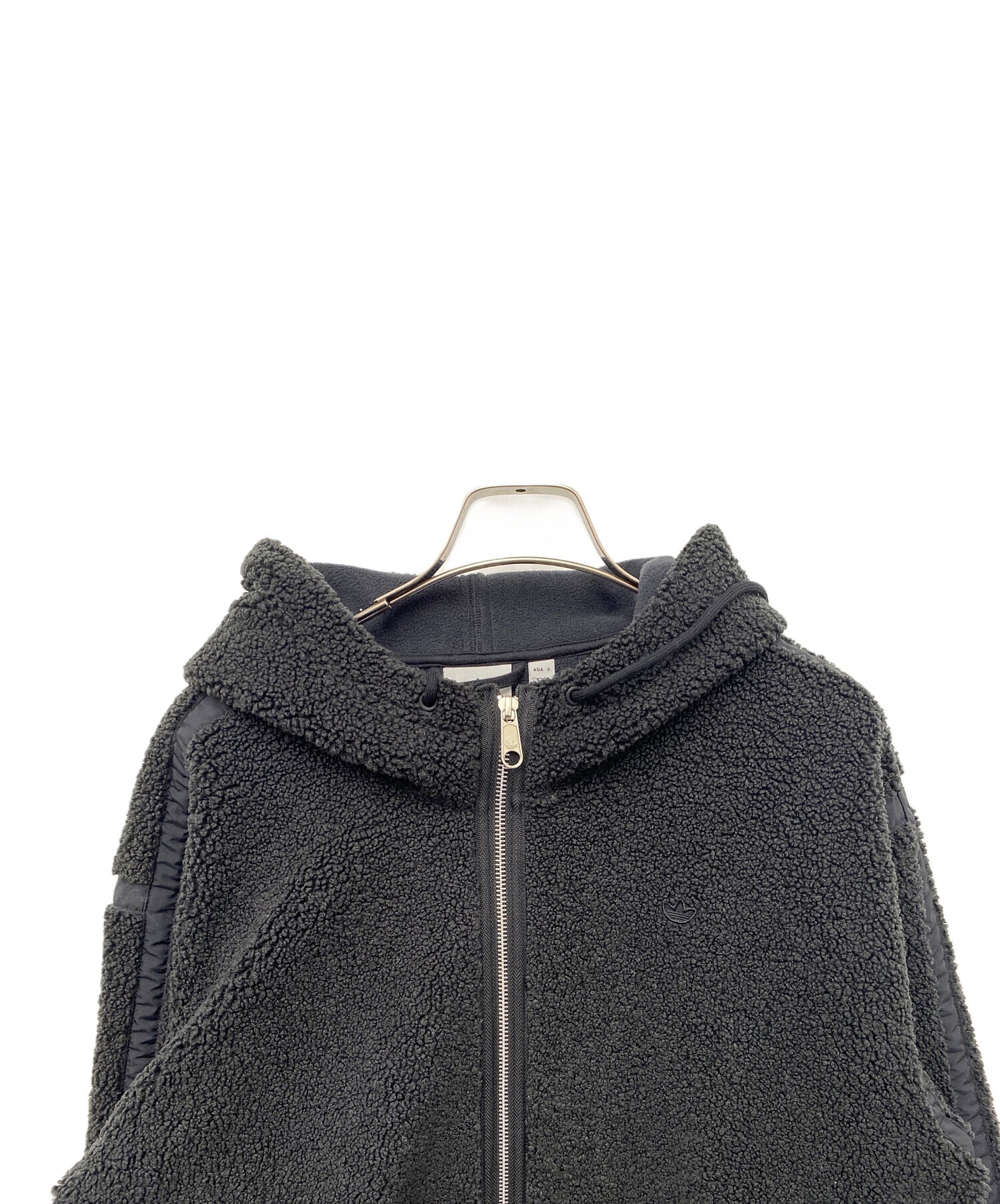 中古・古着通販】adidas (アディダス) パーカー付ボアジャケット