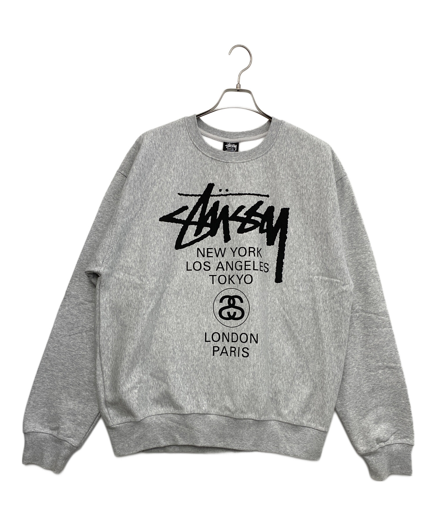 中古・古着通販stussy (ステューシー) スウェット ライトグレー