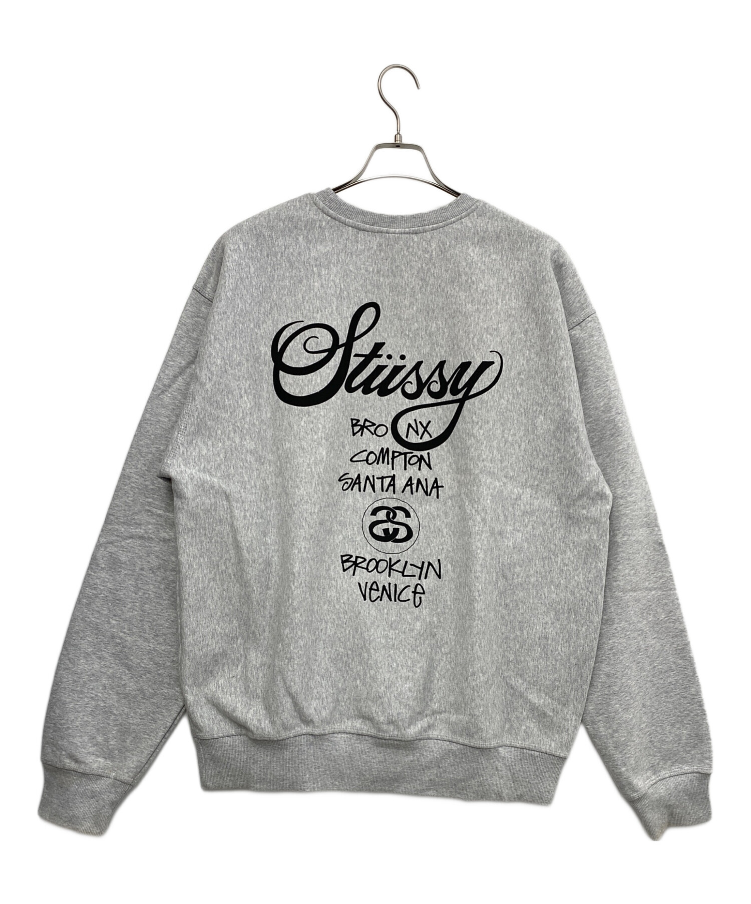 中古・古着通販】stussy (ステューシー) スウェット ライトグレー 