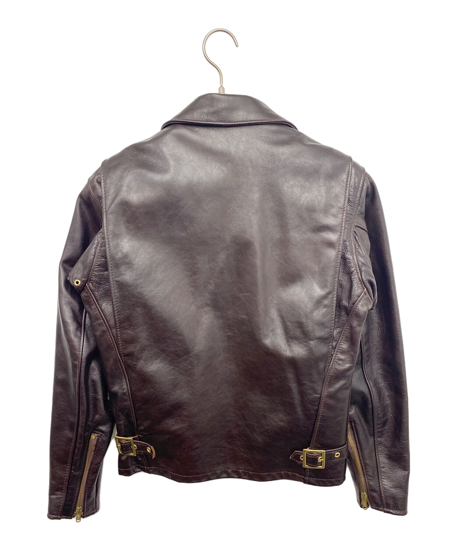 中古・古着通販】Schott (ショット) レザージャケット ブラウン サイズ