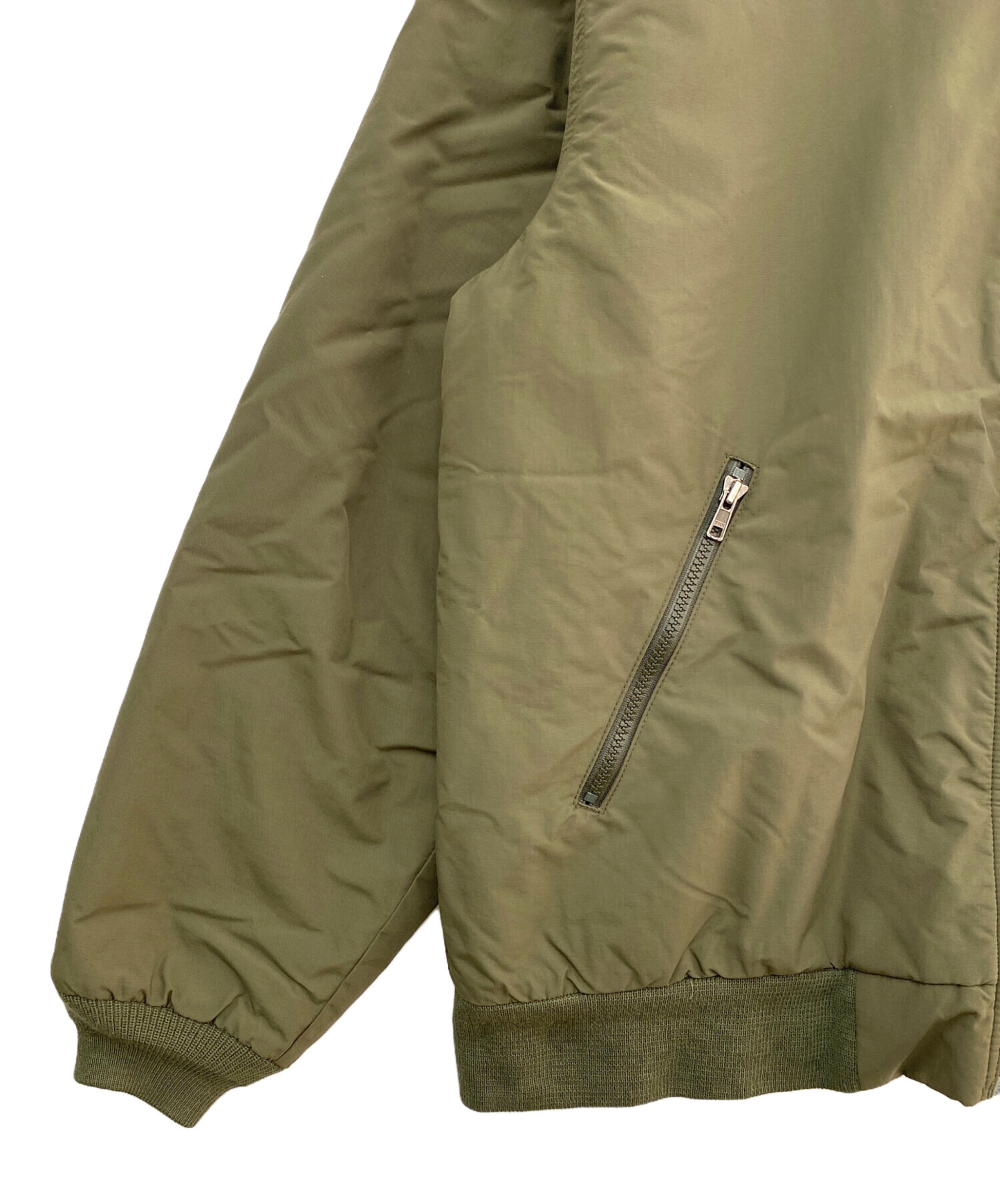 デッドストック　エルエルビーン　ウォームアップジャケット　オリーブ　古着　L 中古・古着通販】L.L.Bean (エルエルビーン) 中綿ジャケット オリーブ