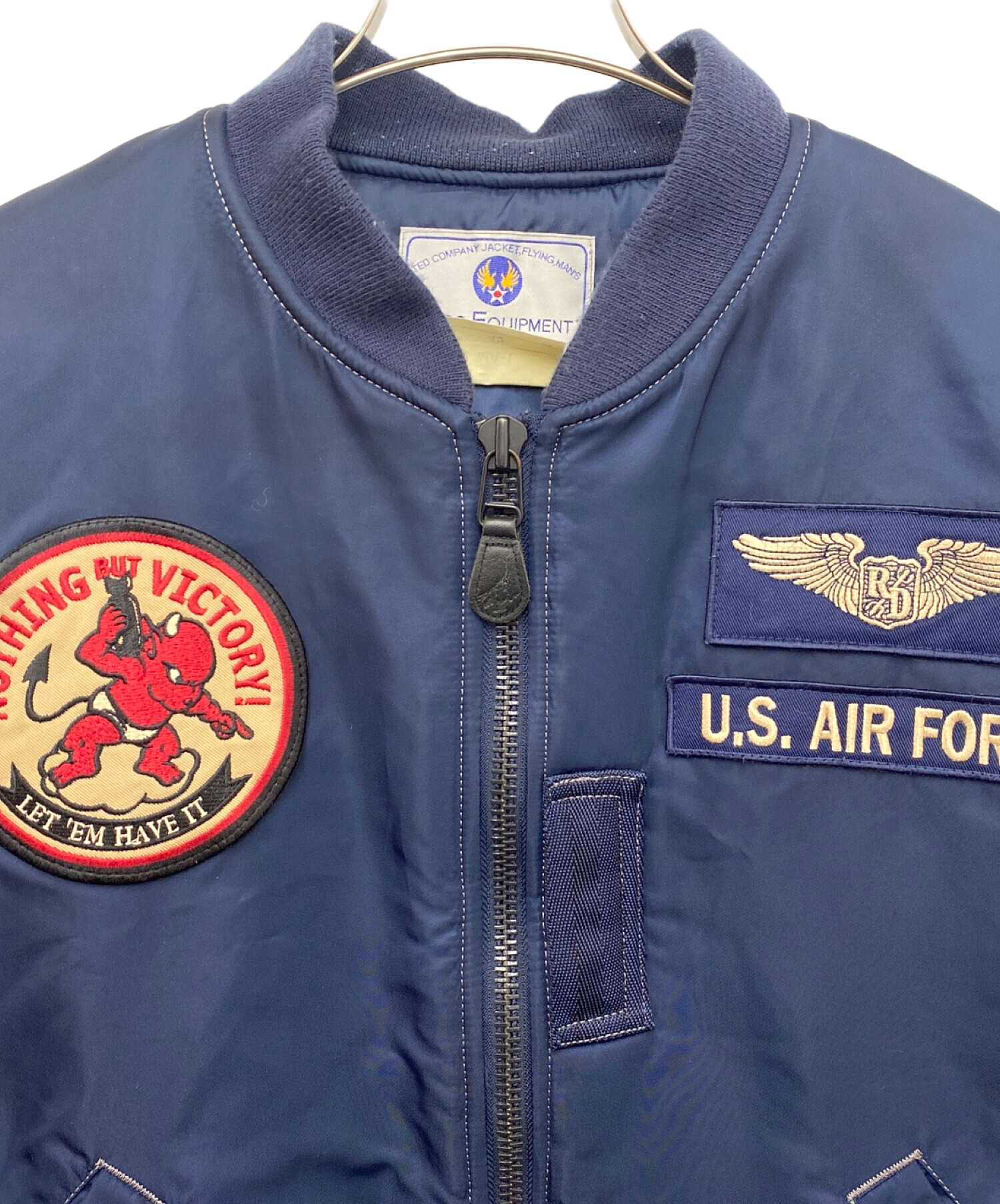 U.S. AIR FORCE フライトジャケット Mサイズ 中古・古着通販】US AIR FORCE (ユーエスエアフォース) フライト