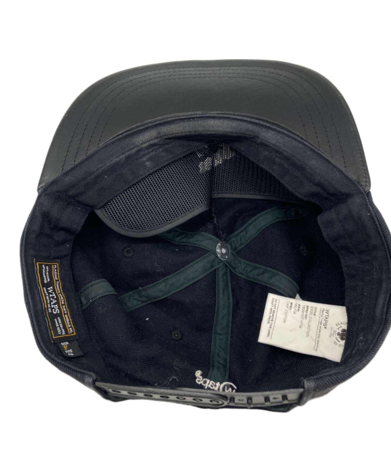 中古・古着通販】WTAPS (ダブルタップス) キャップ ネイビー×ブラック