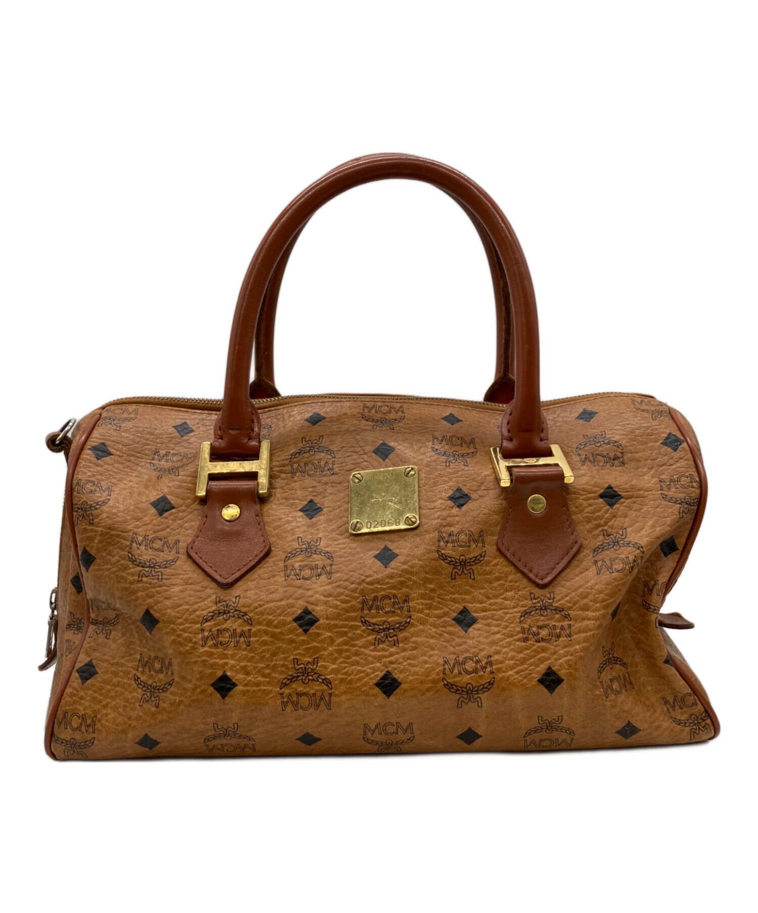 中古・古着通販】MCM (エムシーエム) ボストンバッグ ブラウン