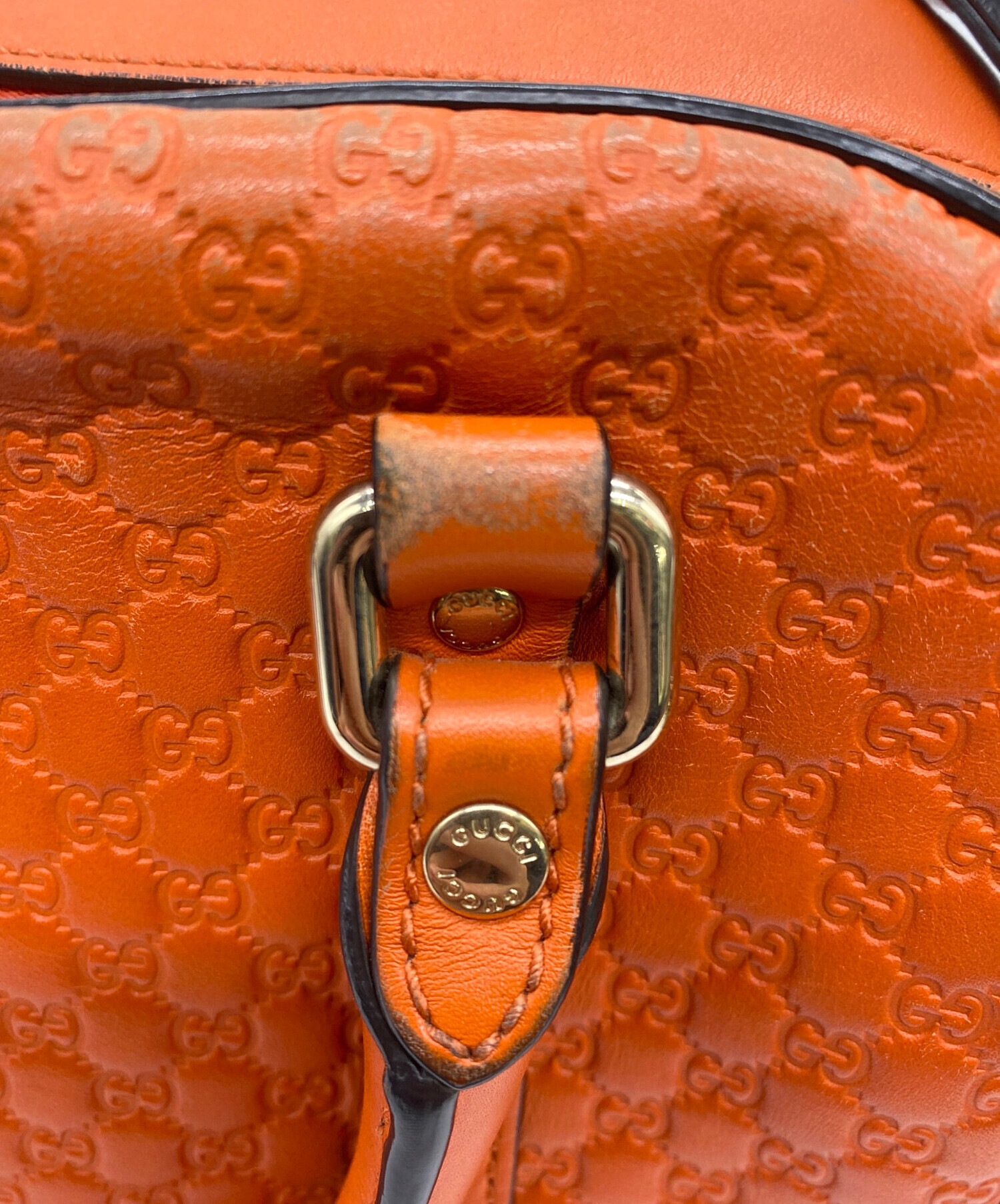 GUCCI2wayショルダー　GGオレンジ　　 楽天市場】グッチ ショルダーバッグ ホースビット 724713 中古