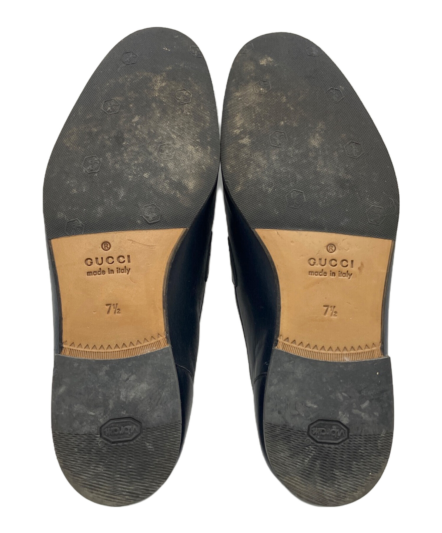 中古・古着通販】GUCCI (グッチ) ビットローファー ネイビー サイズ