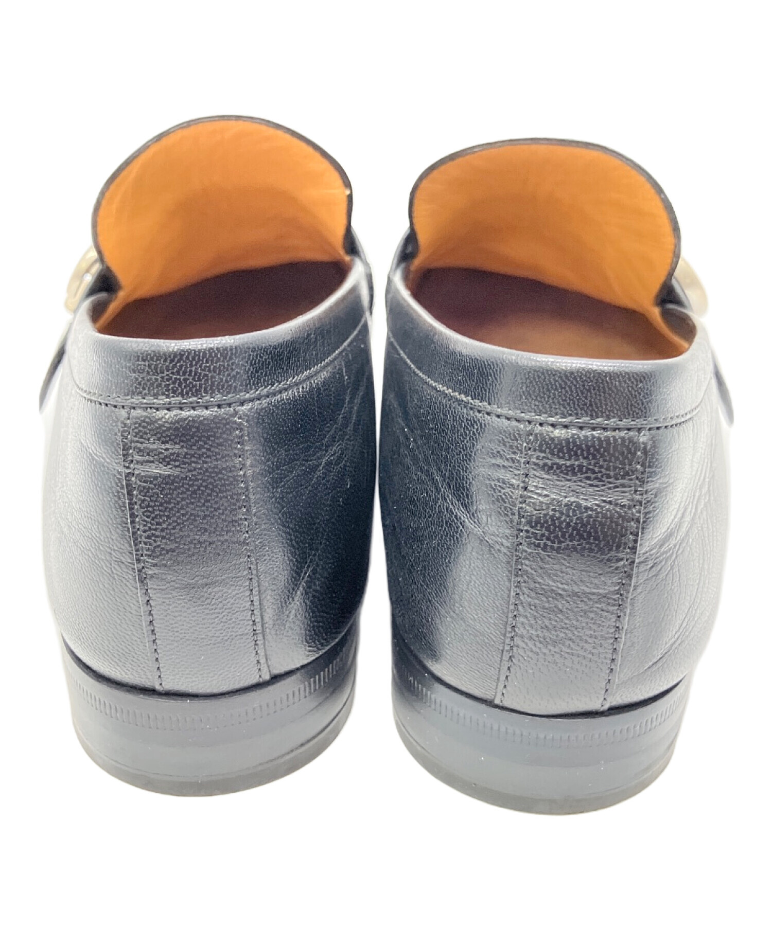 中古・古着通販】GUCCI (グッチ) ローファー ブラック サイズ:25.5cm