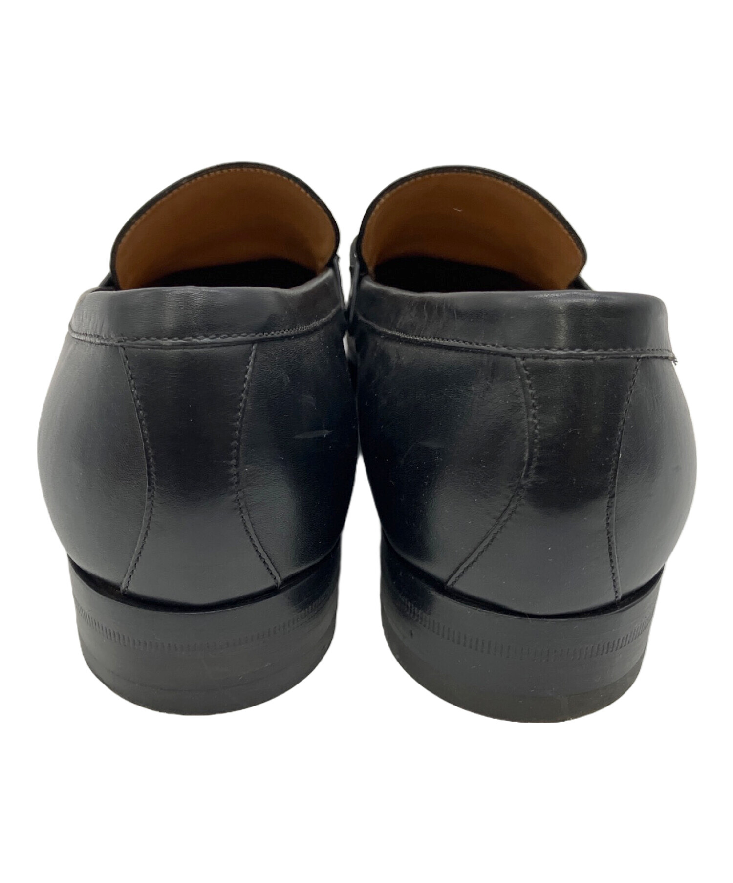 中古・古着通販】GUCCI (グッチ) ビットローファー ブラック サイズ