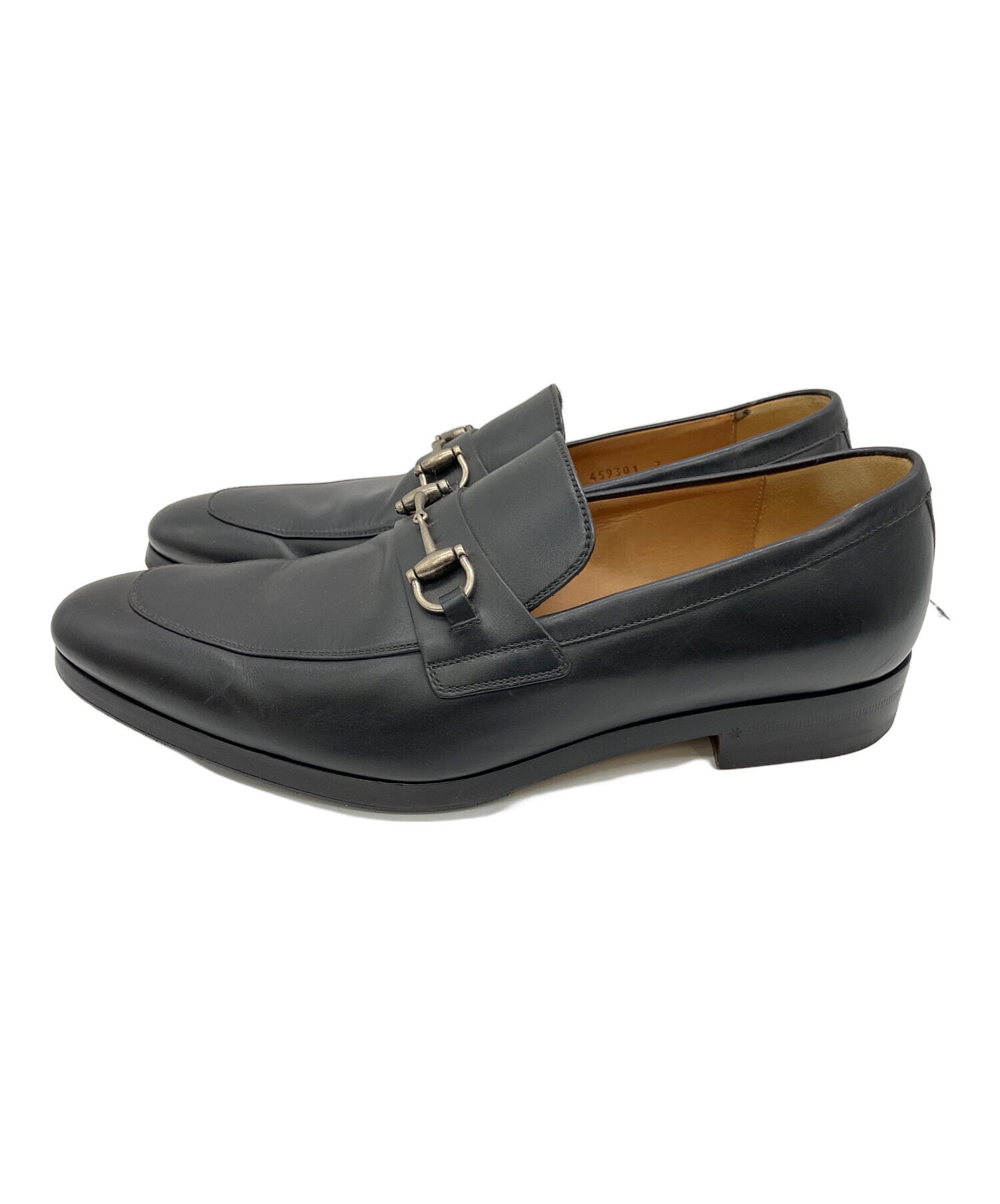 中古・古着通販】GUCCI (グッチ) ビットローファー ブラック サイズ