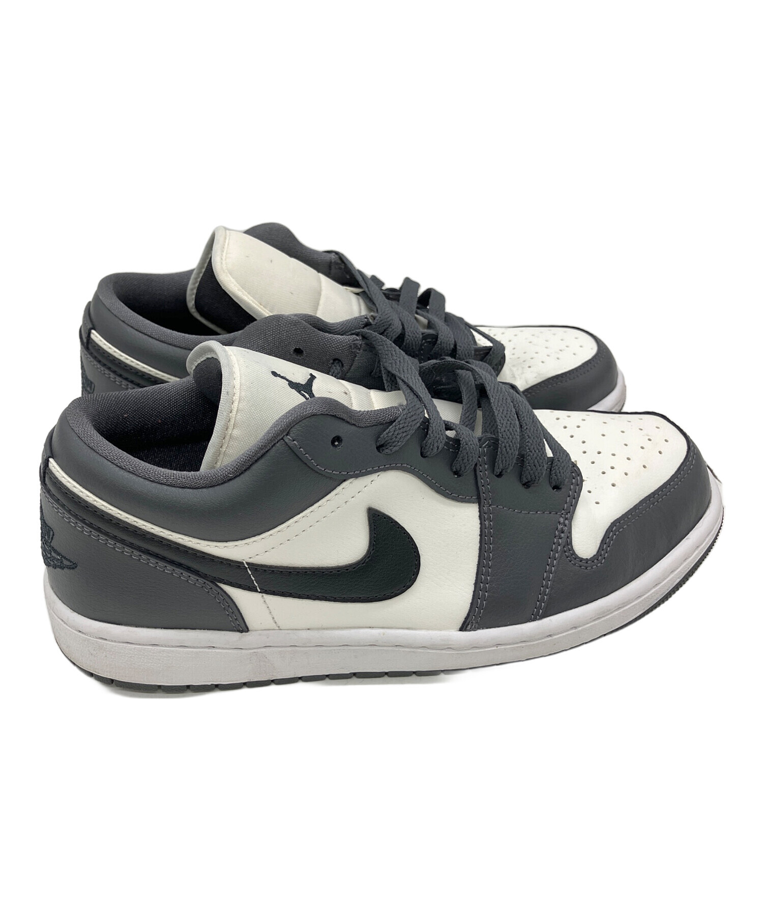 中古・古着通販】NIKE (ナイキ) ローカットスニーカー ホワイト×グレー