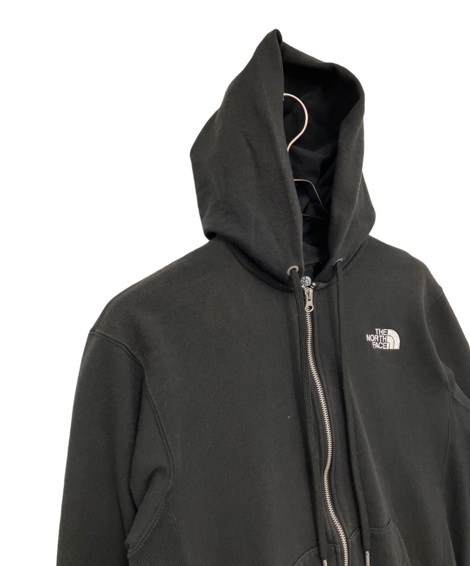 THE NORTH FACE ブラック トラックトリップ　フルジップパーカー 中古・古着通販】THE NORTH FACE (ザ ノース フェイス) スクエアロゴ